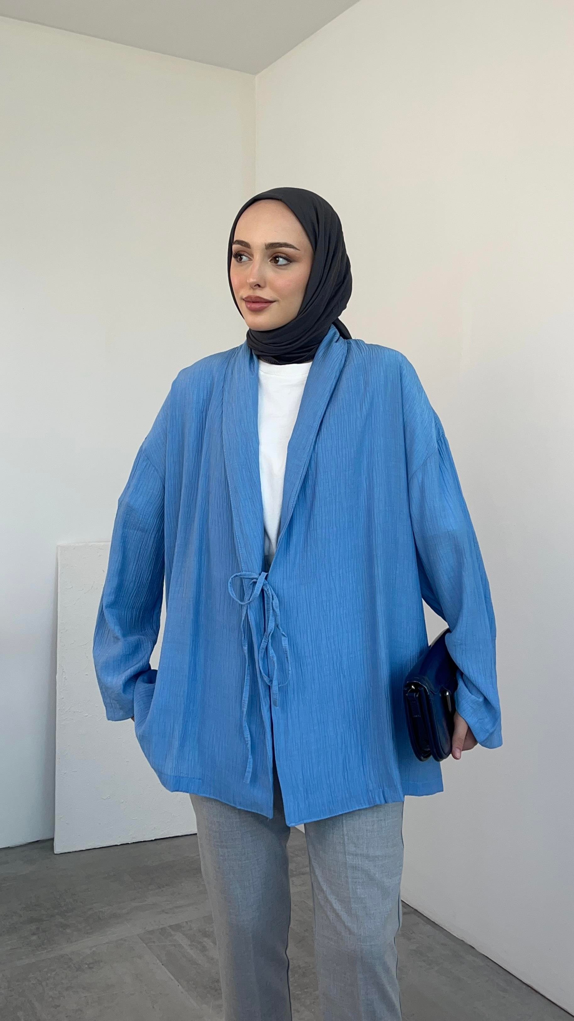 Mavi Dokulu Kimono