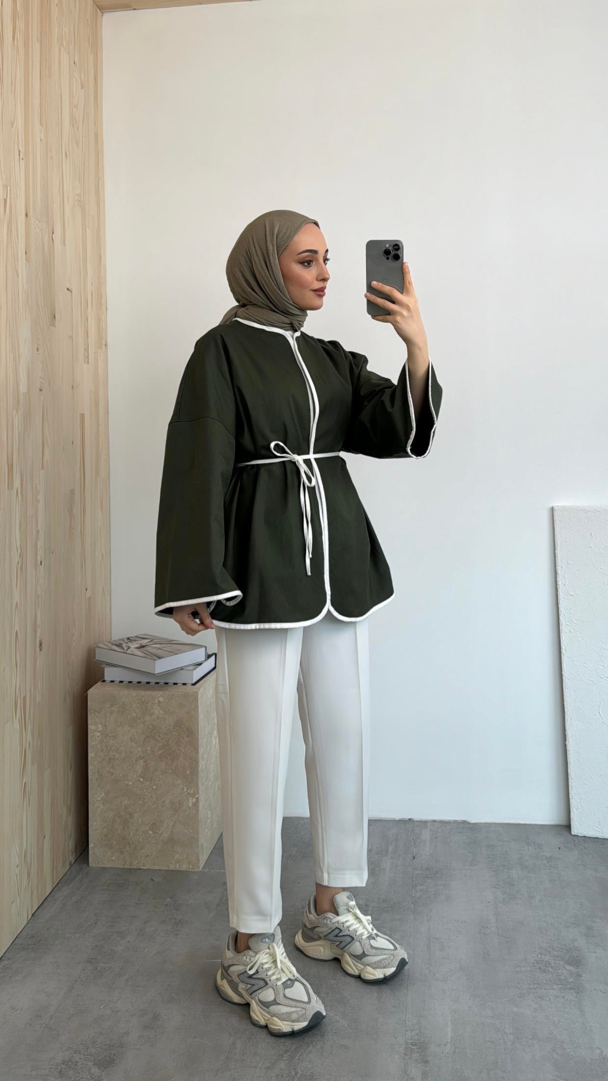 Seyyar Kemerli Kimono 