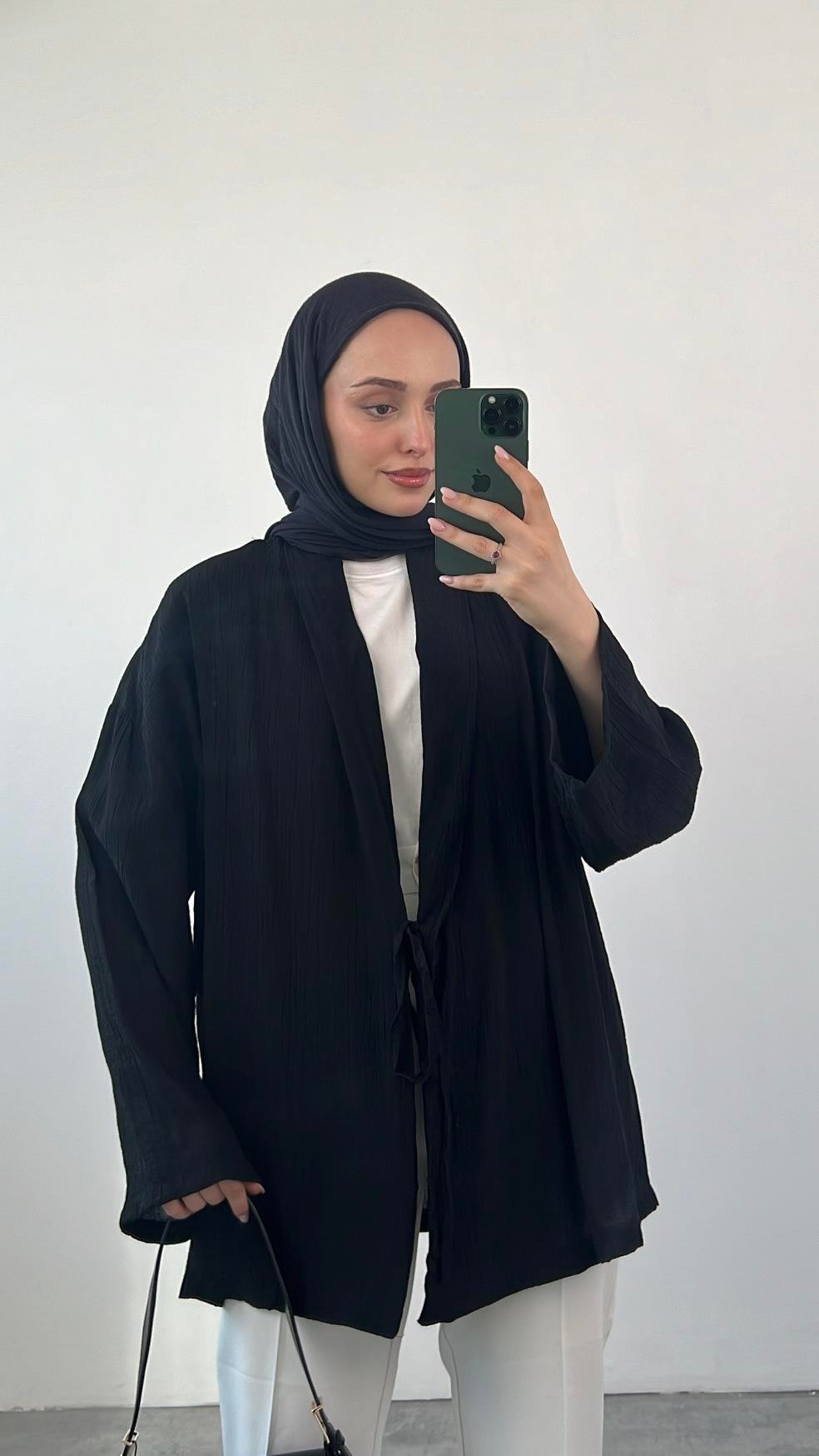 Siyah Dokulu Kimono