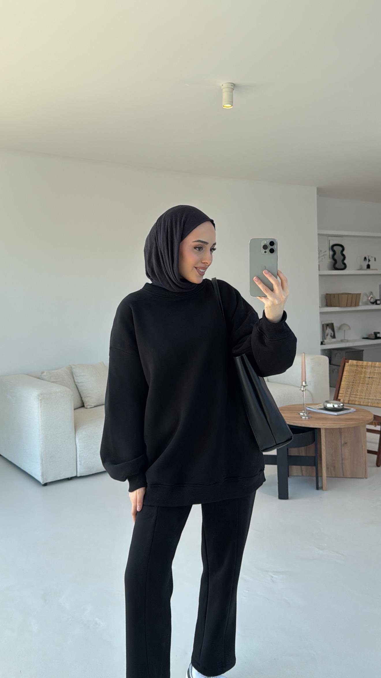 Siyah Havuç Kesim 3 İplik Takım 