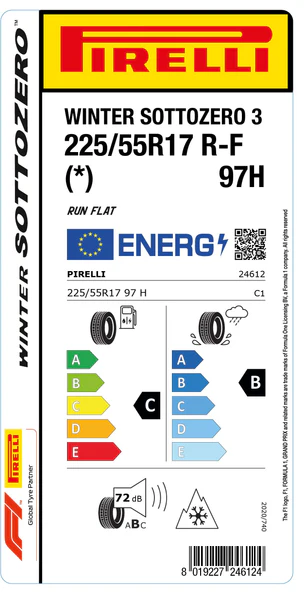 PİRELLİ 225/55R17 97H XL WİNTER SOTTOZERO 3 OTO KIŞ 2021.OtoLastikPirelli2461200-21.