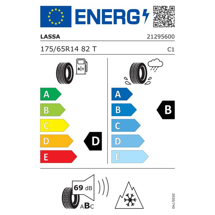 LASSA 175/65R14 82T SNOWAYS 4 OTO KIŞ LASTİĞİ (ÜRETİM TARİHİ: 2024) OtoLastikLassa212956-24