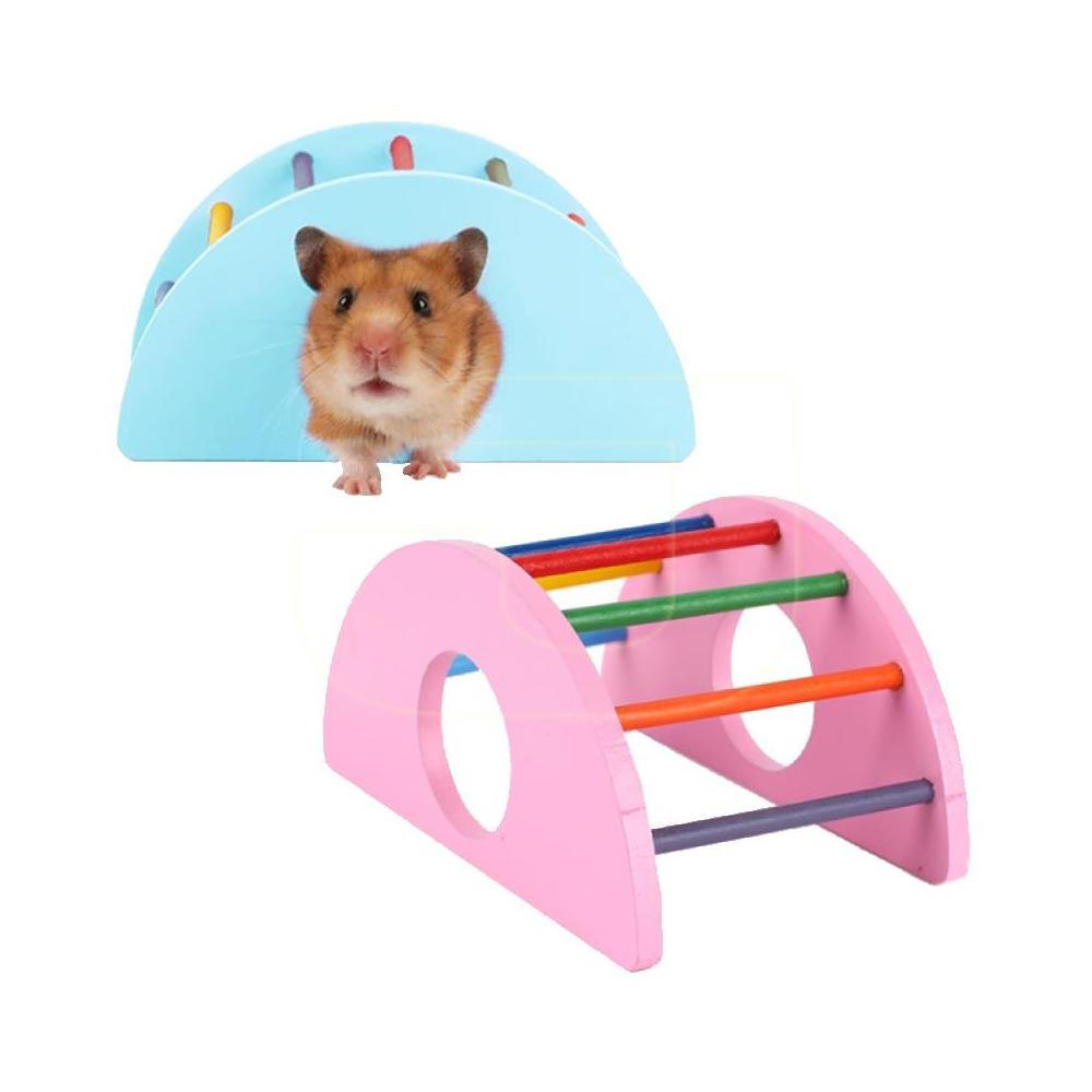 Carno Hamster Merdiveni Ahşap Yarım DaireCarno