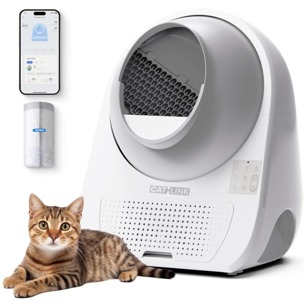 Catlink Scooper Yapay Zeka Destekli Otomatik Akıllı Kedi TuvaletiCatlink