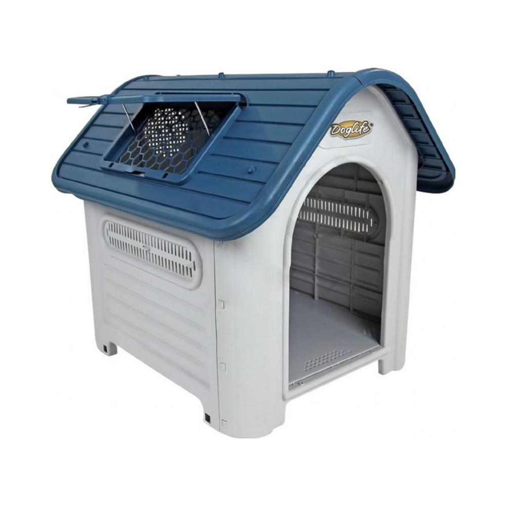 Doglife Ravello Plastik Köpek Kulübesi Kapılı 87x72x76 cmDoglife
