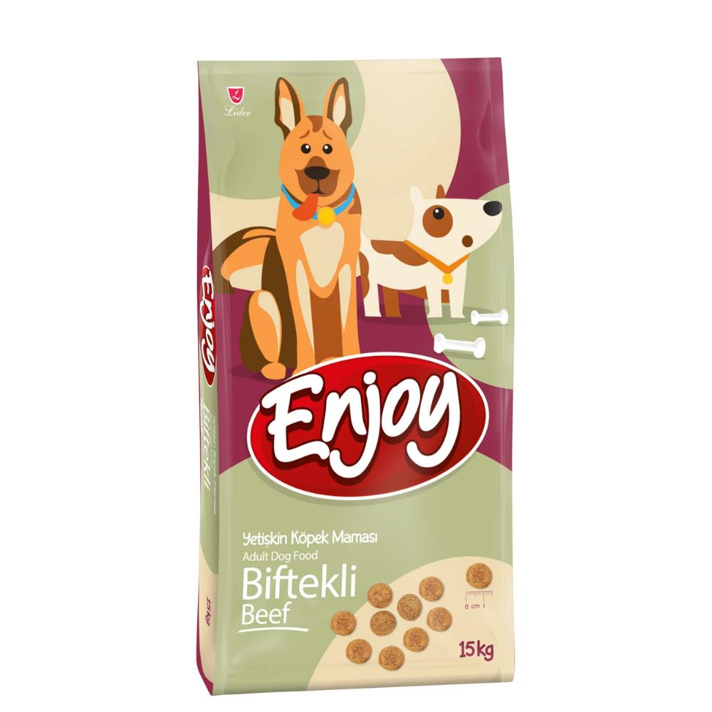 Enjoy Biftekli Yetişkin Köpek Maması 15 kgEnjoy
