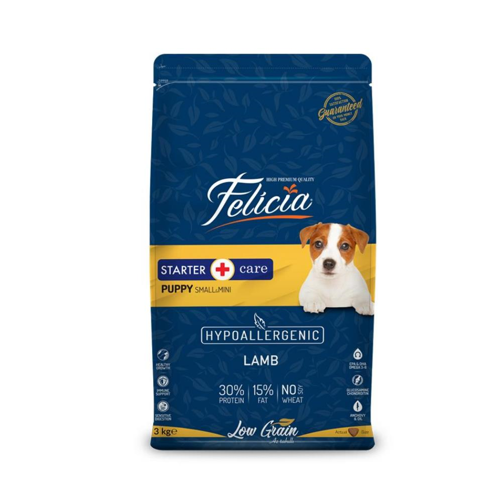 Felicia Az Tahıllı Küçük Irk Kuzulu Yavru Köpek Maması 3 KgFelicia
