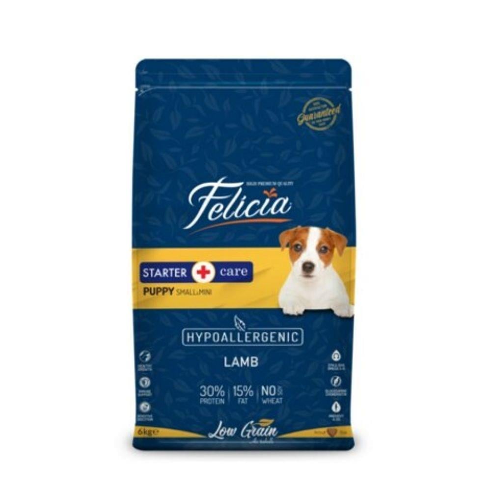 Felicia HypoAllergenic Az Tahıllı Kuzulu Küçük Irk Yavru Köpek Maması 6 kgFelicia