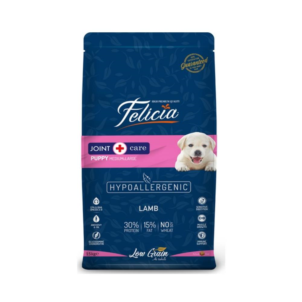 Felicia Large Breed Puppy Kuzulu Köpek Maması 15 kgFelicia