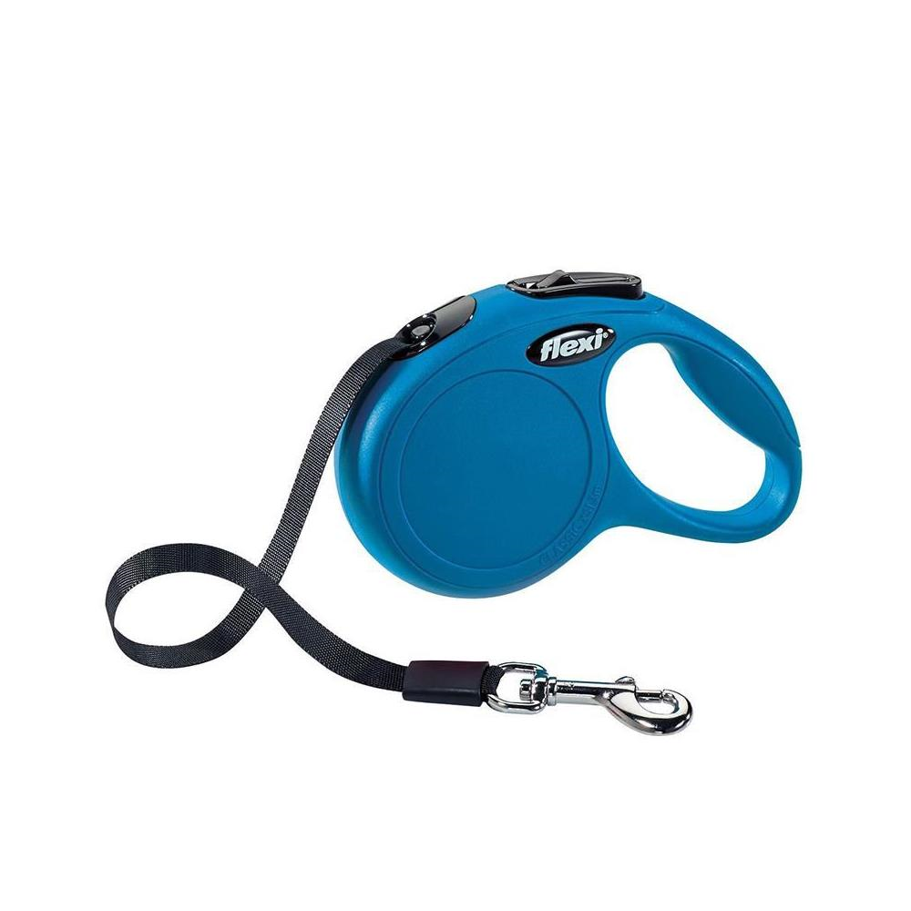 Flexi New Classic Large 5m Şerit Mavi Köpek TasmasıFlexi