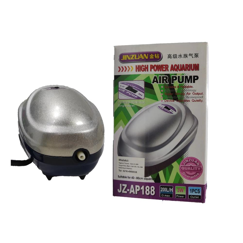 Jinzuan Jz-ap188 Tek Çıkışlı Akvaryum Hava MotoruDiğer