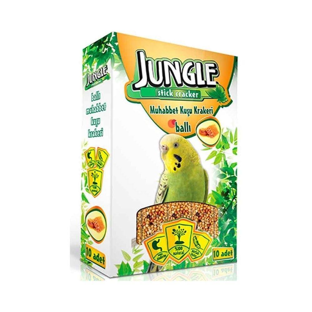 Jungle Ballı Tava Muhabbet Kuşu Krakeri 10'luJungle