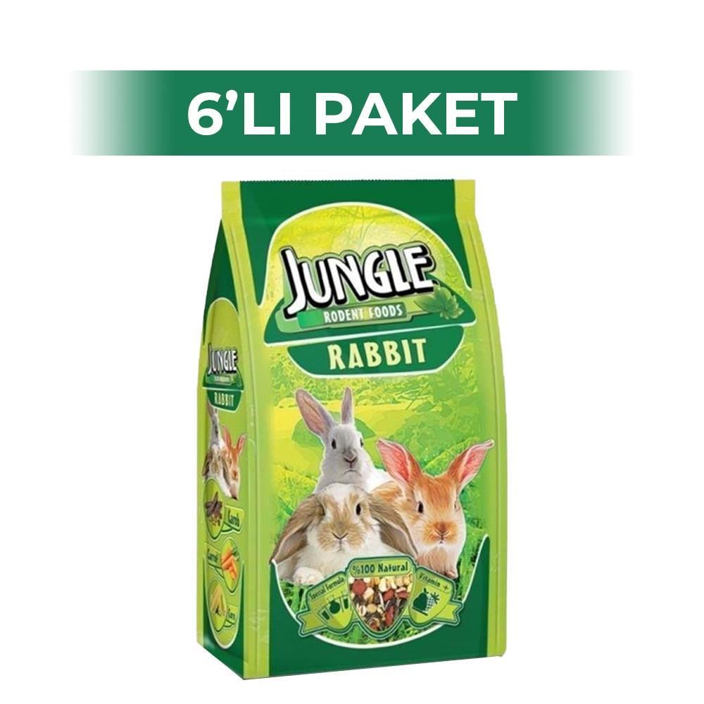 Jungle Tavşan Yemi 500 gr x 6 AdetJungle