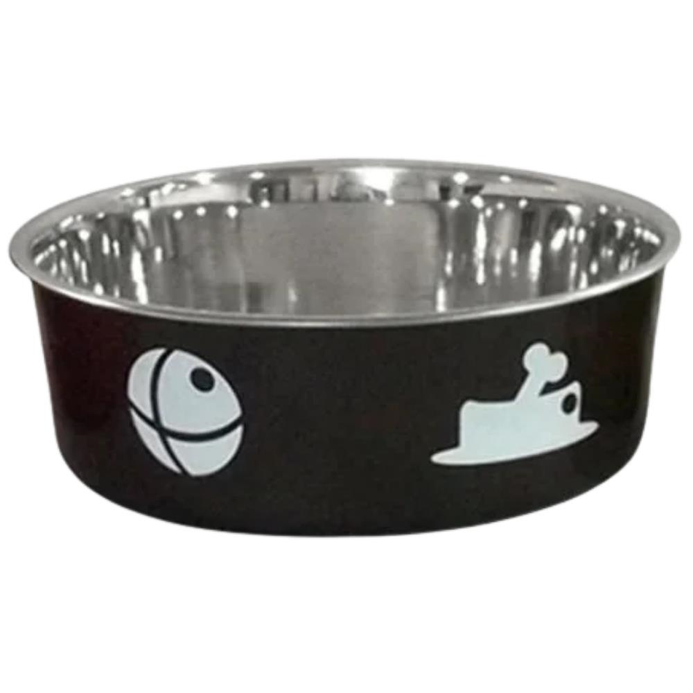 Lion PSB-100 Çelik Kedi ve Köpek Mama Kabı 280 ml Karışık RenkliLion