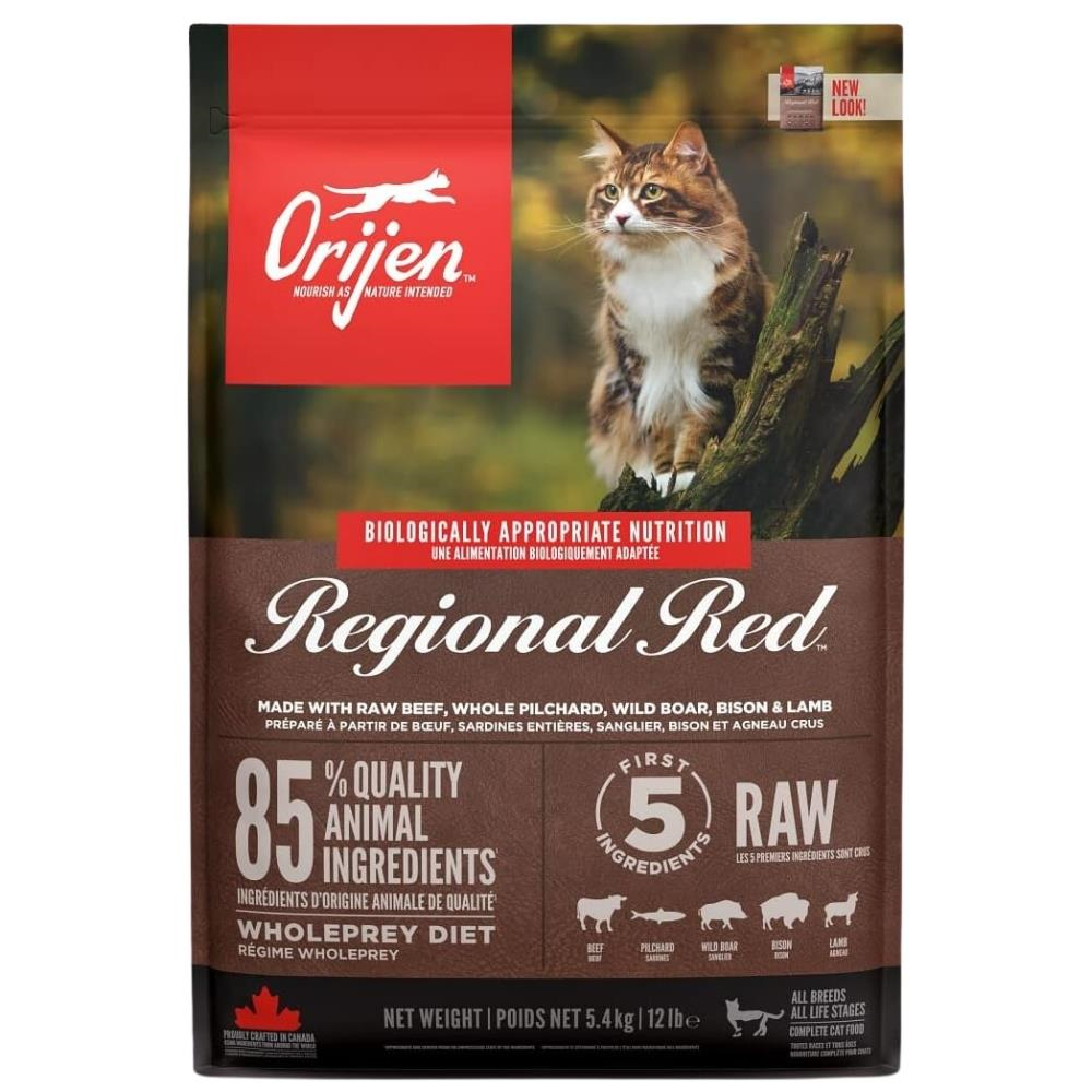 Orijen Regional Red Tahılsız Yetişkin Kuru Kedi Maması 5,4 kgOrijen
