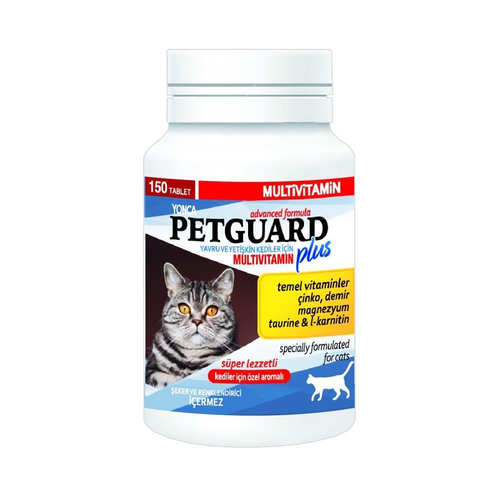 Petguard Plus Kedi Multivitamin 150 TabletPetguard