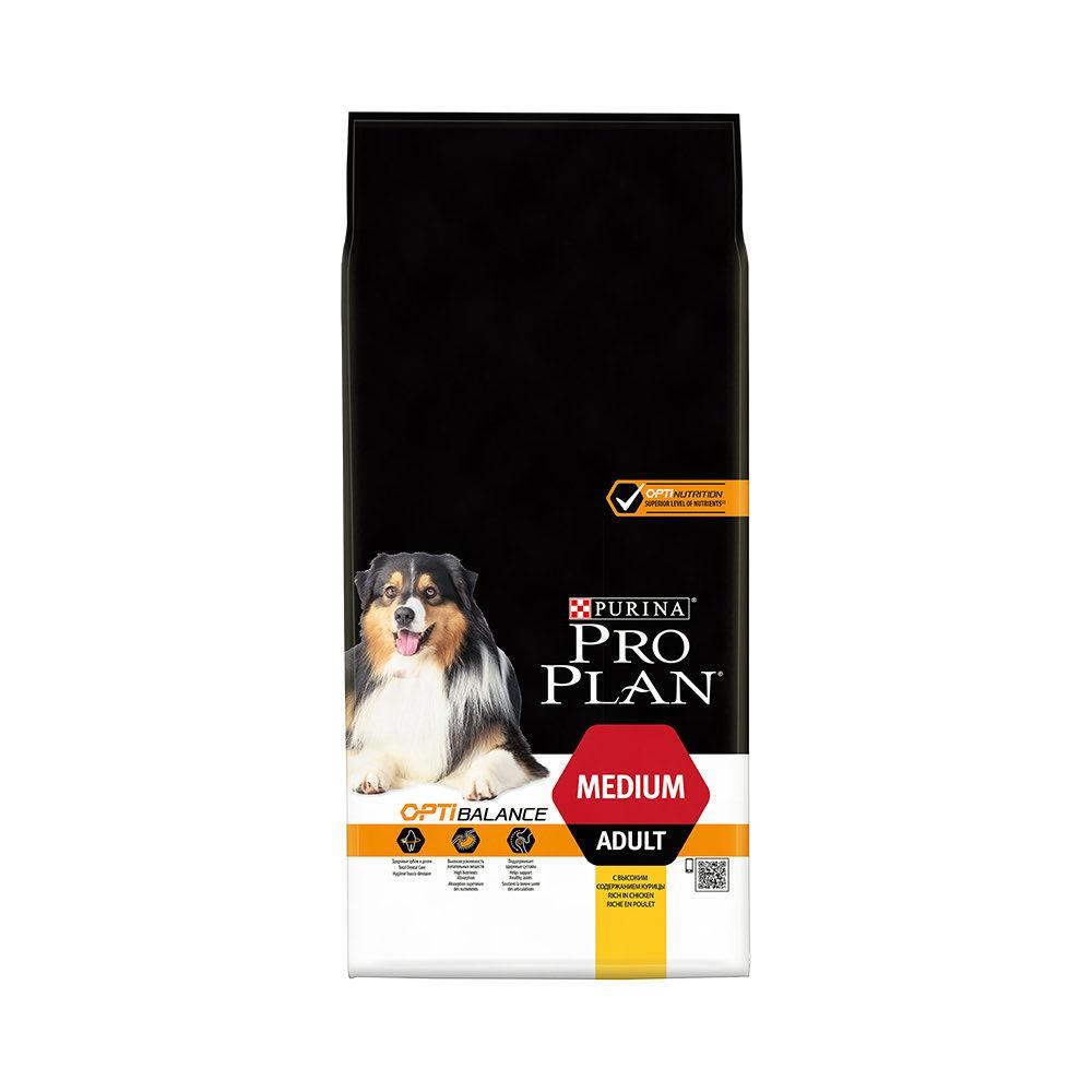 Pro Plan Optibalance Orta Irk Tavuklu Yetişkin Köpek Maması 14 kgPro Plan