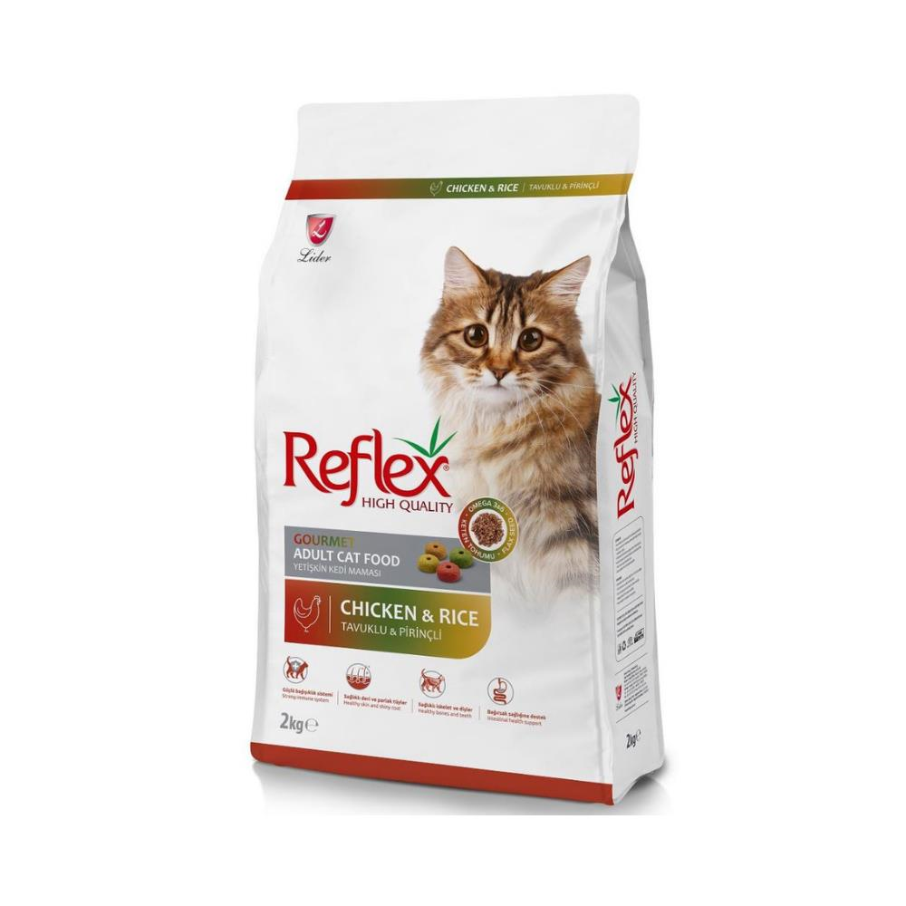 Reflex Multi Colour Renkli Tavuklu&Pirinçli Yetişkin Kedi Maması 2 KgReflex