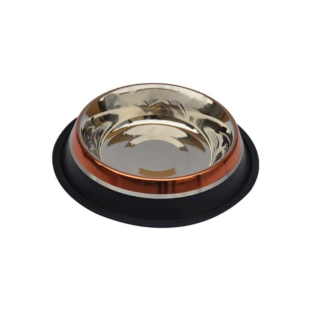 Zampa 1601-96 Kaymaz Tabanlı İki Renkli Kedi Köpek Mama Su Kabı 96 ozZampa