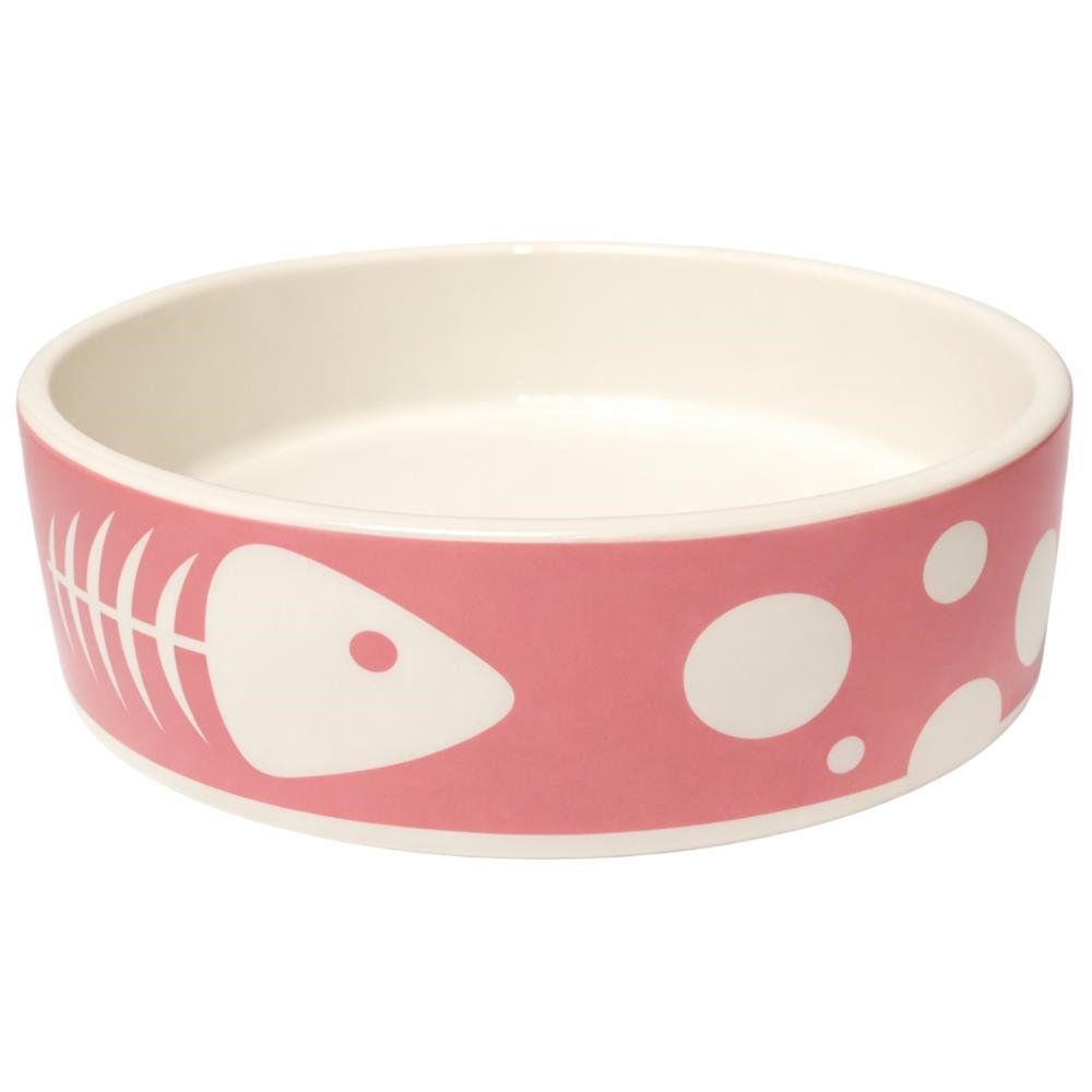 ZooStar Büyük Boy Seramik Kedi ve Köpek Mama Kabı 400 ml Karışık DesenliZooStar