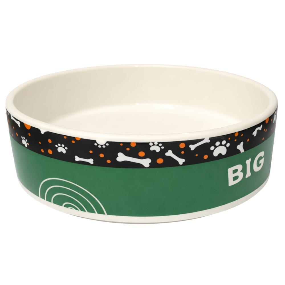 ZooStar Büyük Boy Seramik Kedi ve Köpek Mama Kabı 400 ml Karışık DesenliZooStar