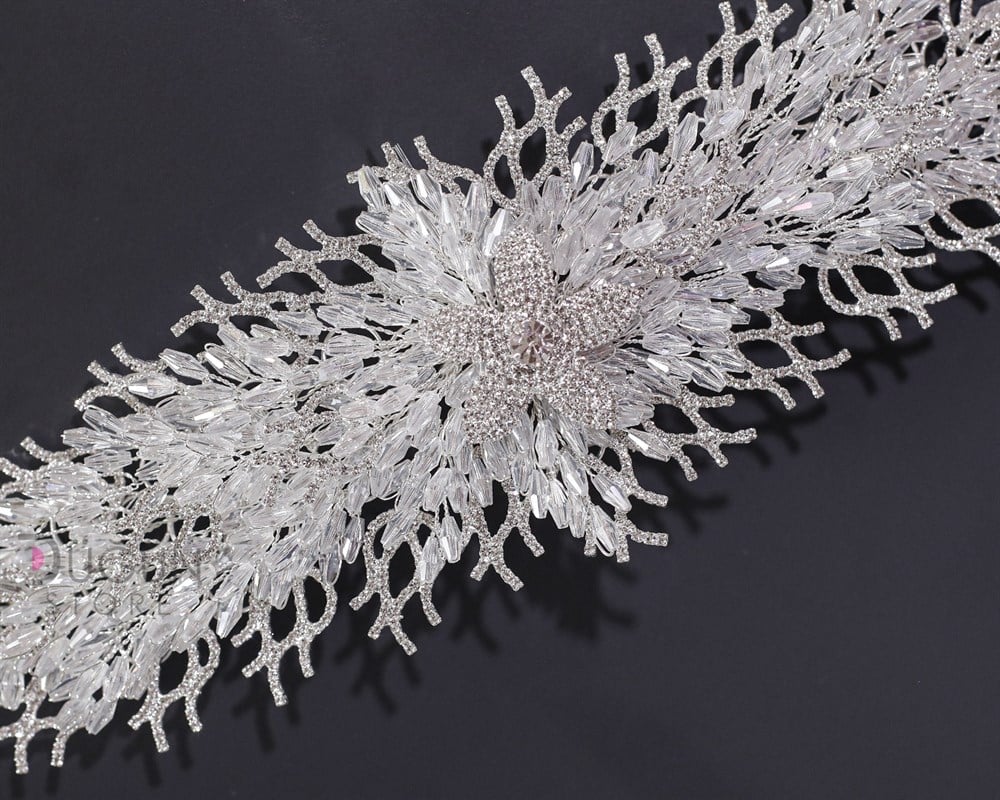 Swarovski Taşlı Gelin Tacı