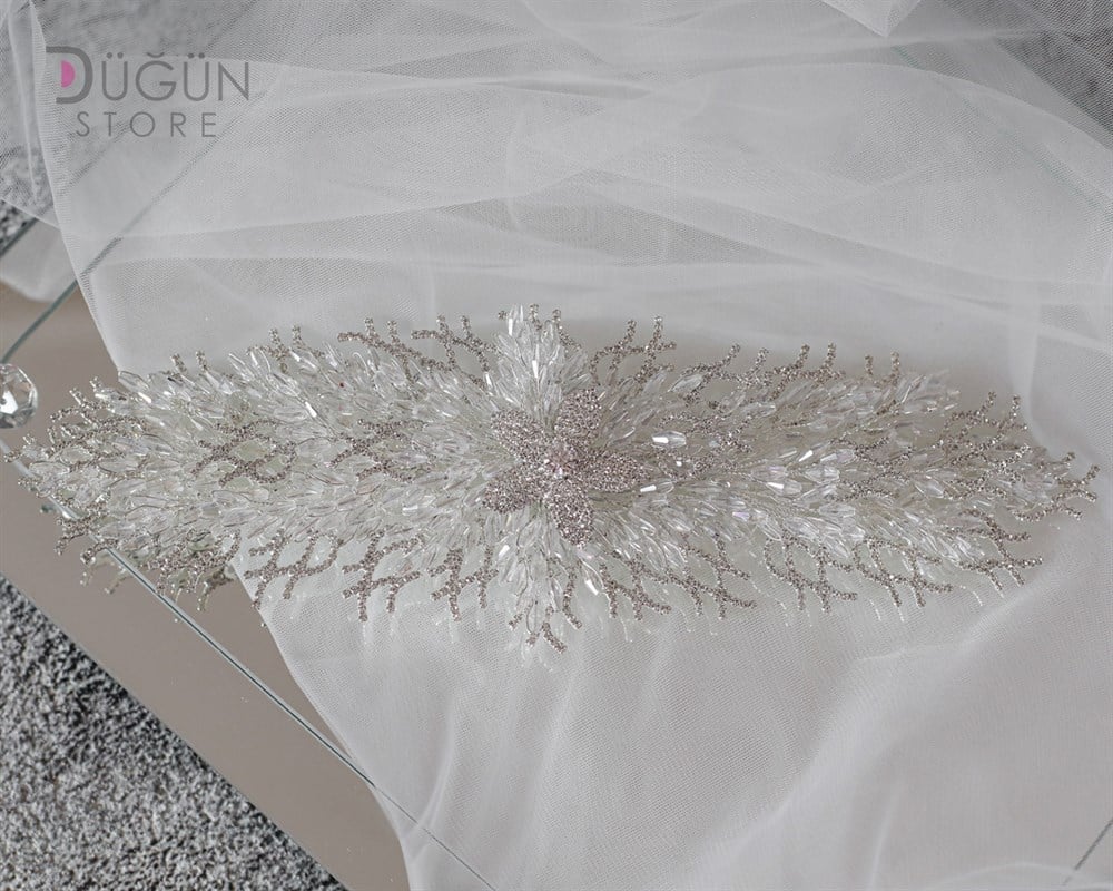 Swarovski Taşlı Gelin Tacı