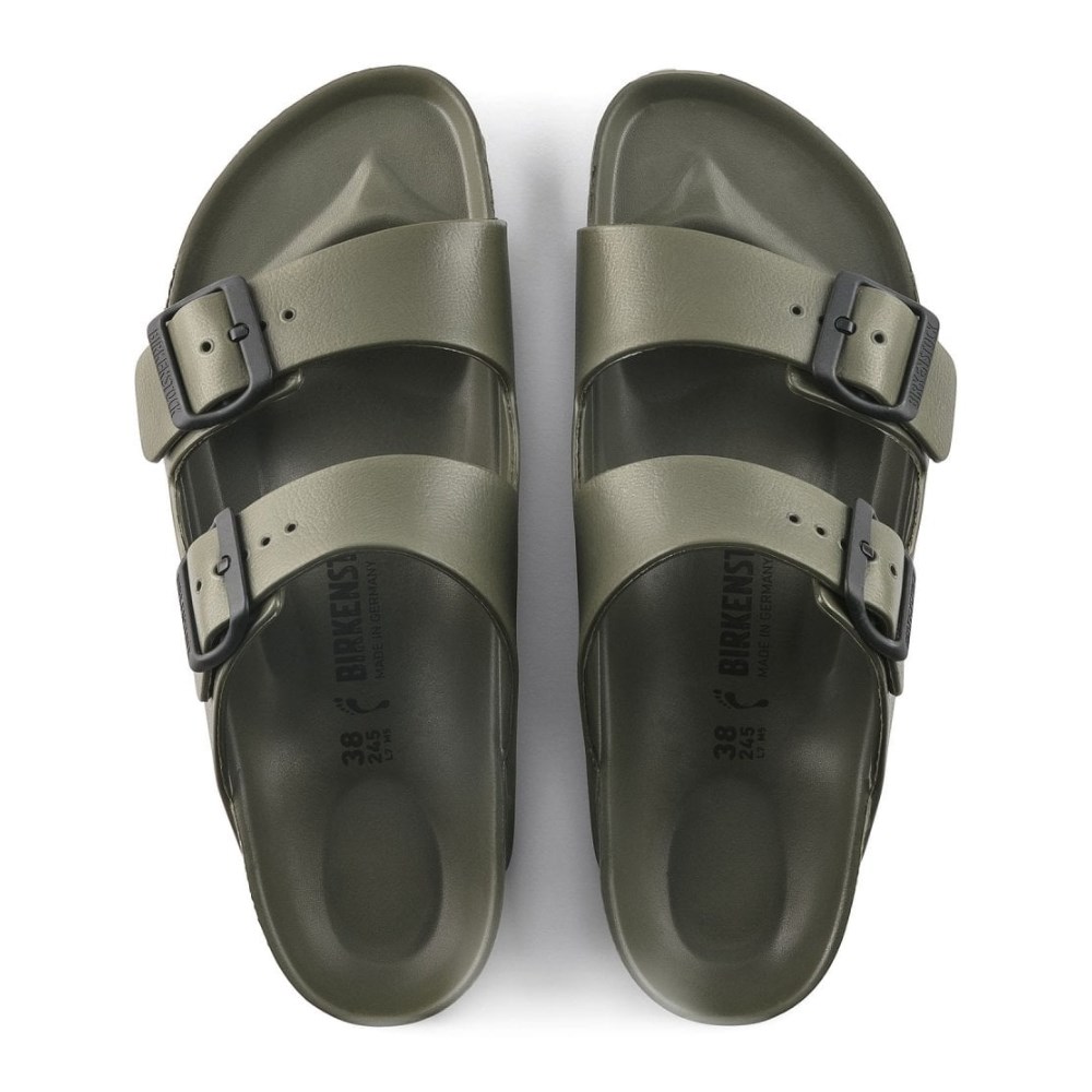 Birkenstock Erkek Çift Bantlı Haki Terlik Arizona Eva 1019094 HAKİ - Birkenstock