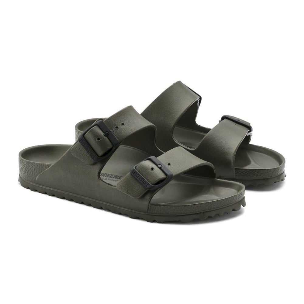 Birkenstock Erkek Çift Bantlı Haki Terlik Arizona Eva 1019094 HAKİ - Birkenstock