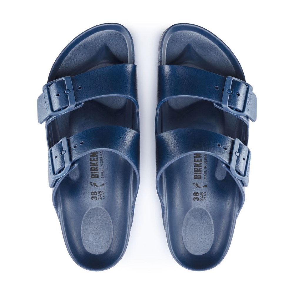 Birkenstock Erkek Çift Bantlı Lacivert Terlik Arizona Eva 1019051 LACİVERT - Birkenstock