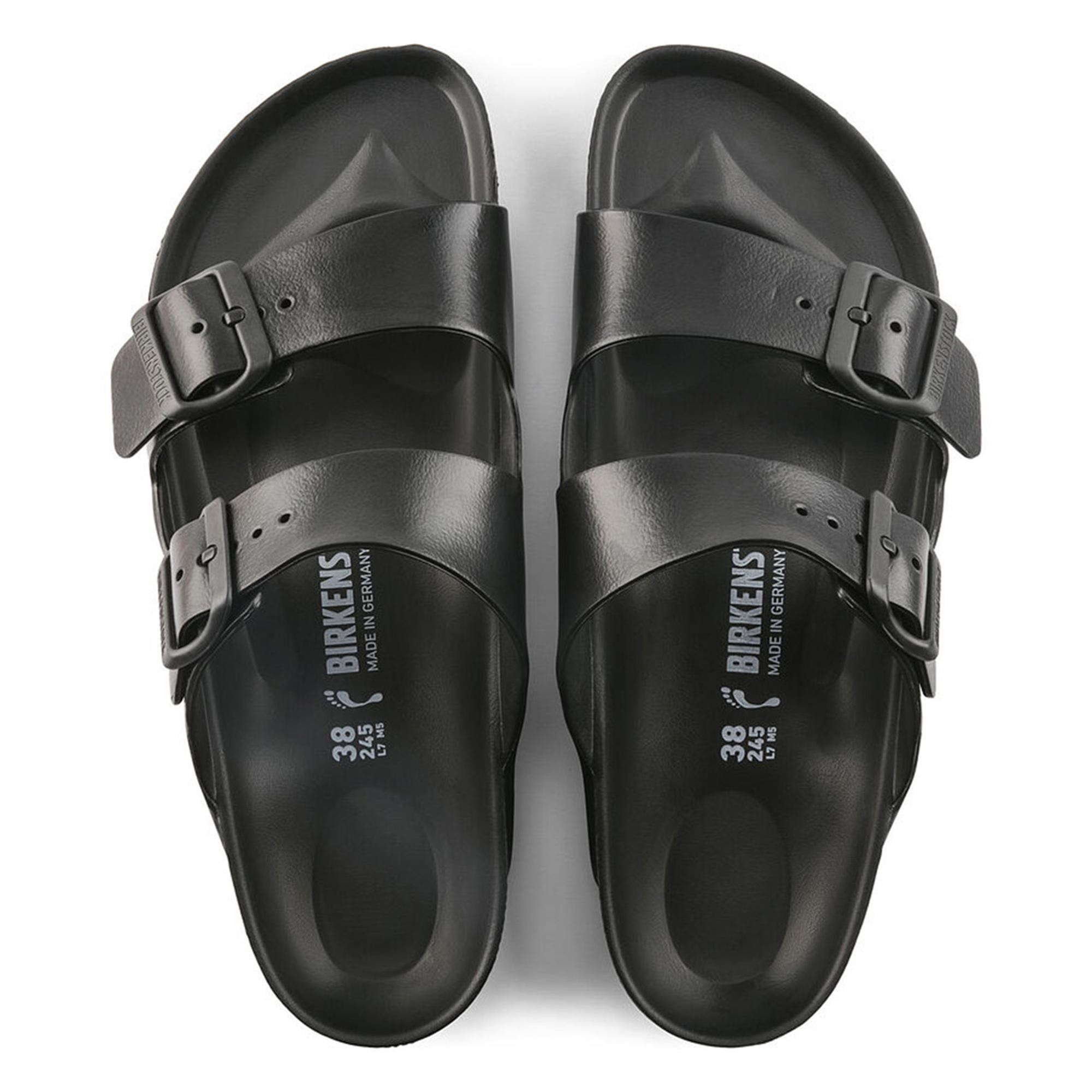 Birkenstock Erkek Çift Bantlı Siyah Terlik Arizona Eva 129421 BLACK - Birkenstock