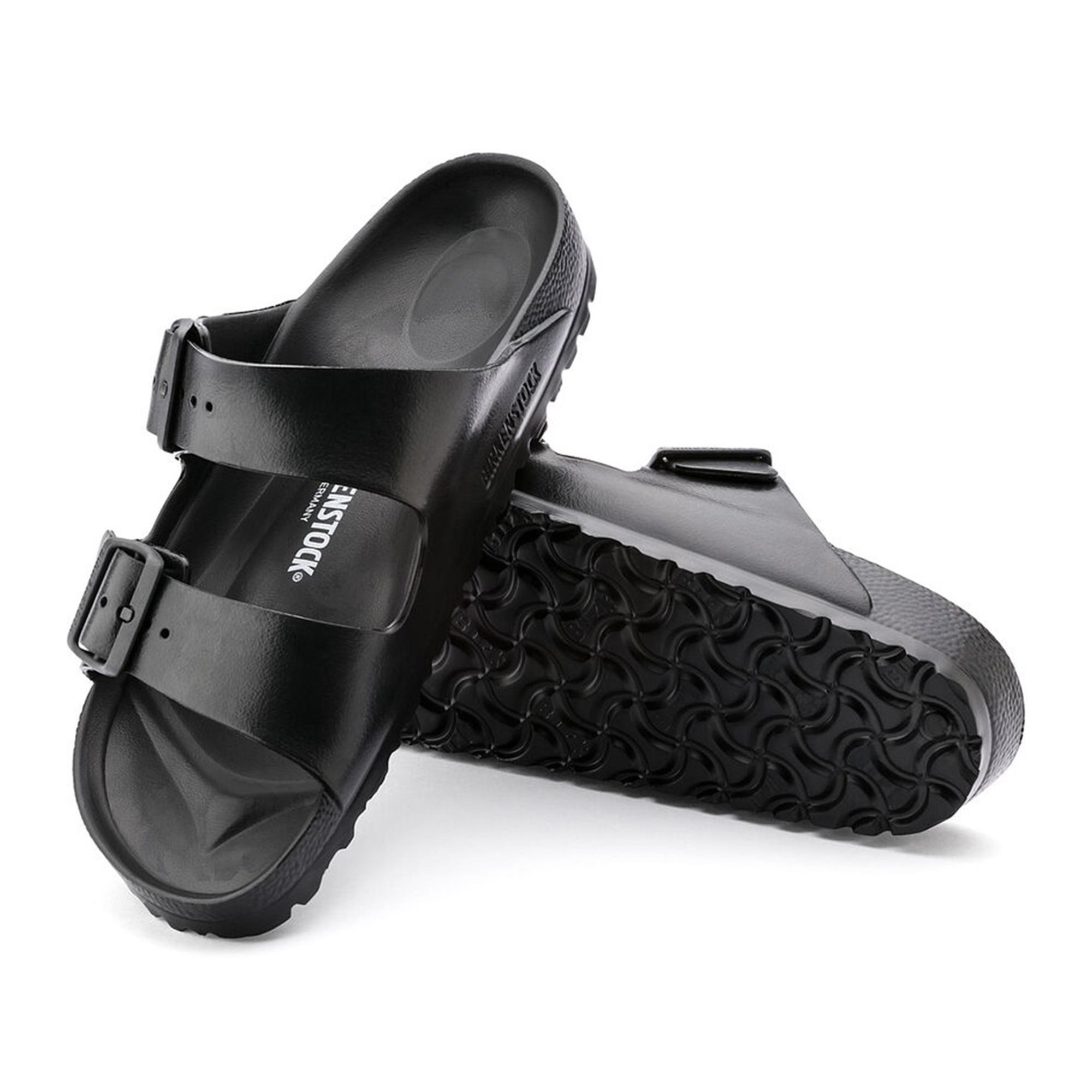 Birkenstock Erkek Çift Bantlı Siyah Terlik Arizona Eva 129421 BLACK - Birkenstock