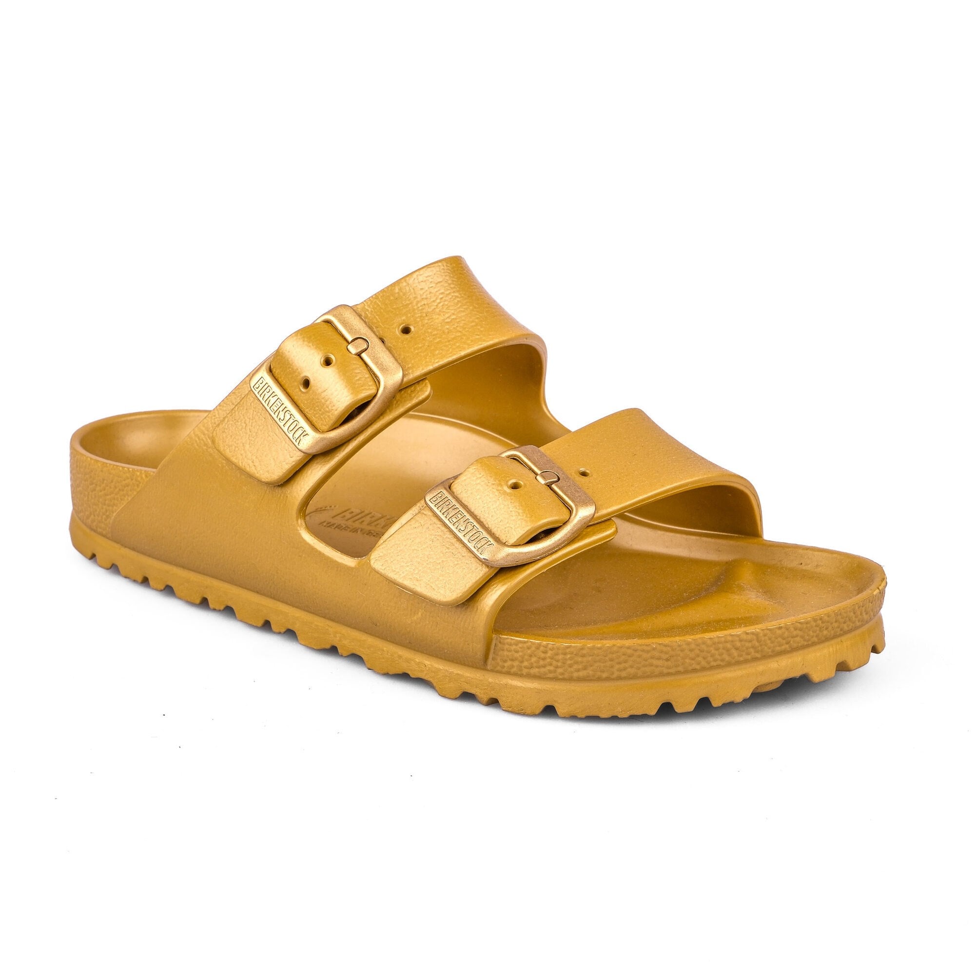 Birkenstock Kadın Çift Bantlı Gold Terlik Arizona Eva 1022465 GOLD - Birkenstock