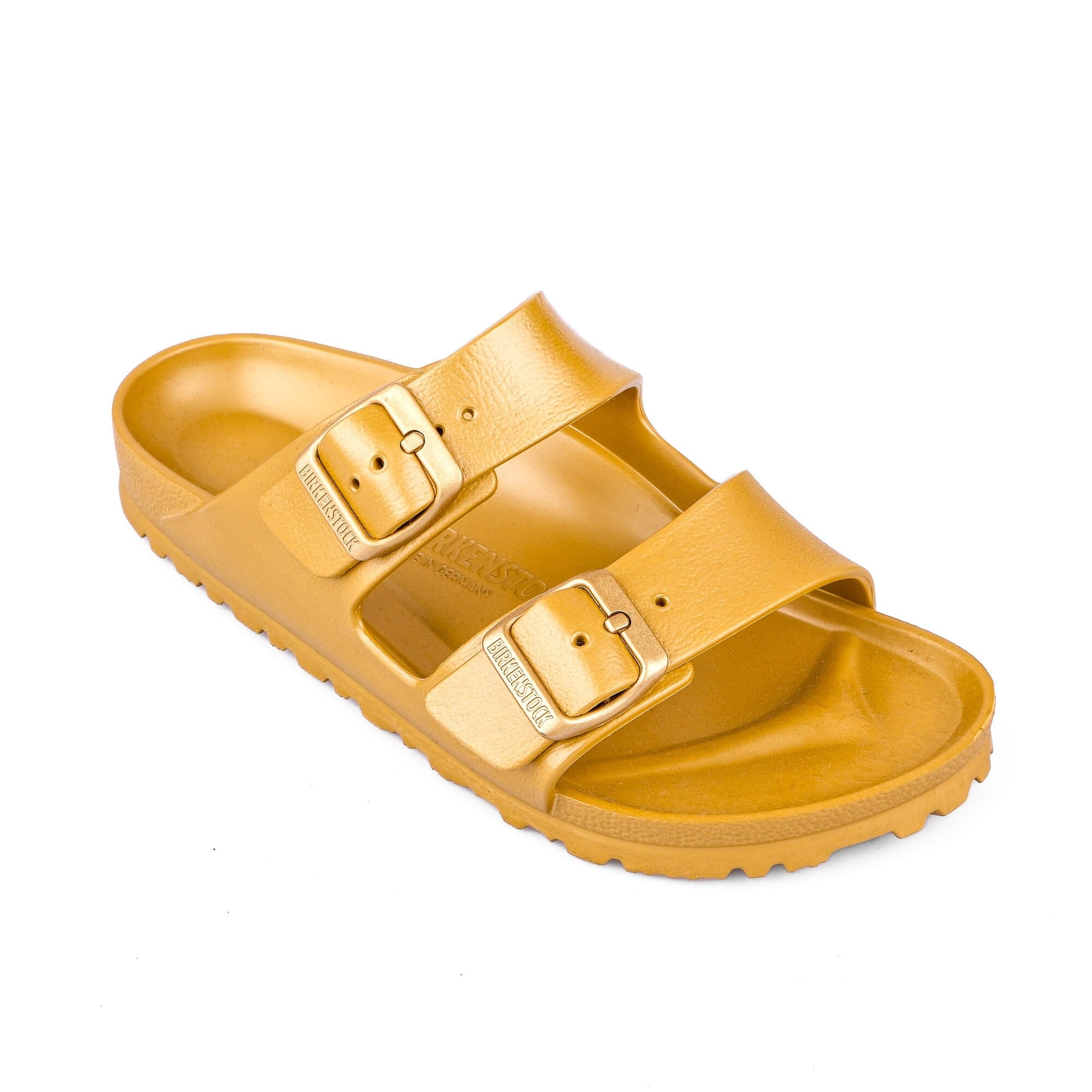 Birkenstock Kadın Çift Bantlı Gold Terlik Arizona Eva 1022465 GOLD - Birkenstock