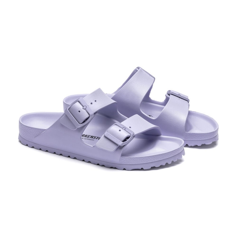 Birkenstock Kadın Çift Bantlı Lila Terlik Arizona Eva 1017046 PURPLE FOG - Birkenstock