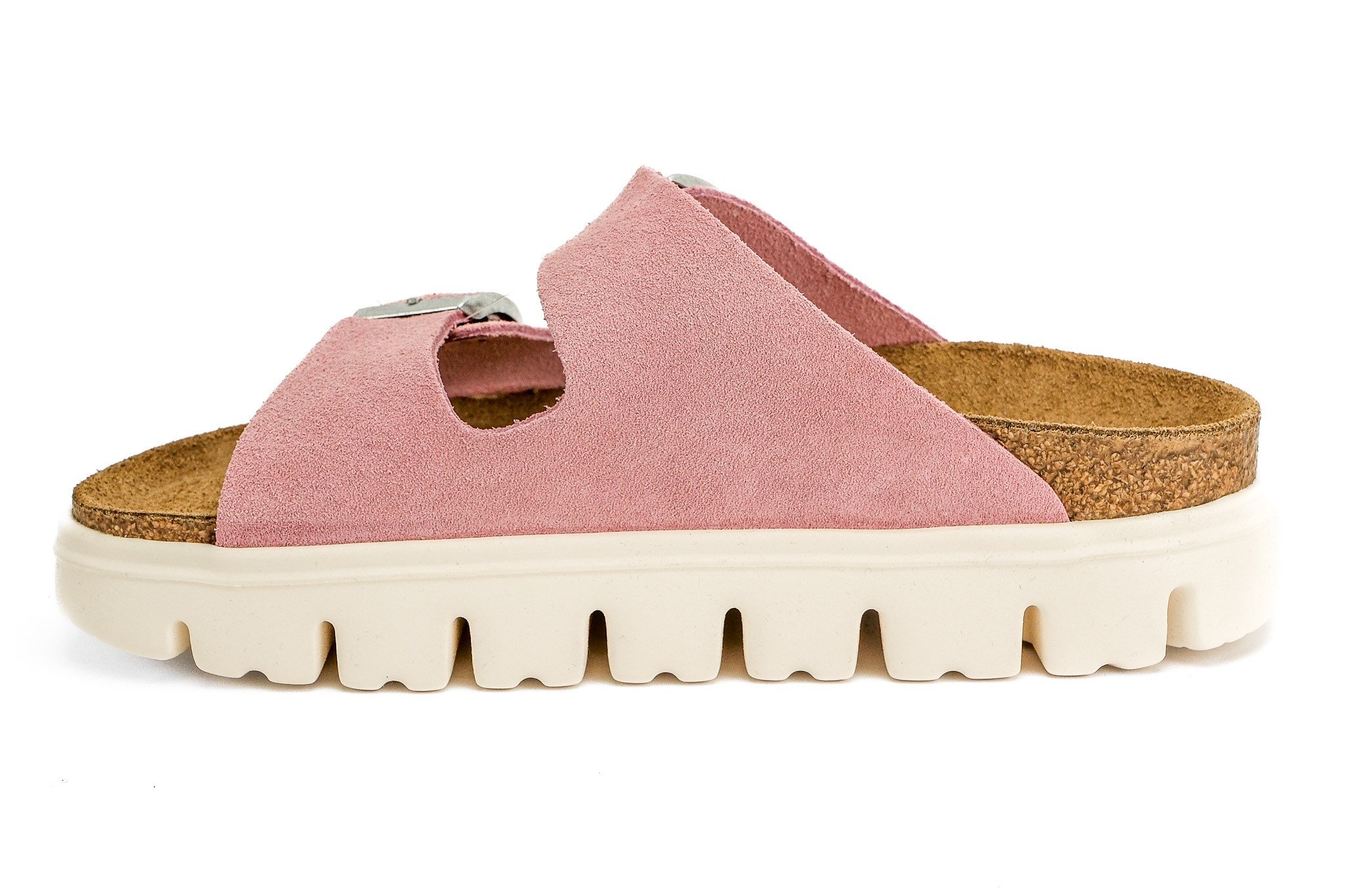 Birkenstock Kadın Çift Bantlı Terlik Pap Chunky Pink Mantar 1025291 CANDY PİNK - Birkenstock