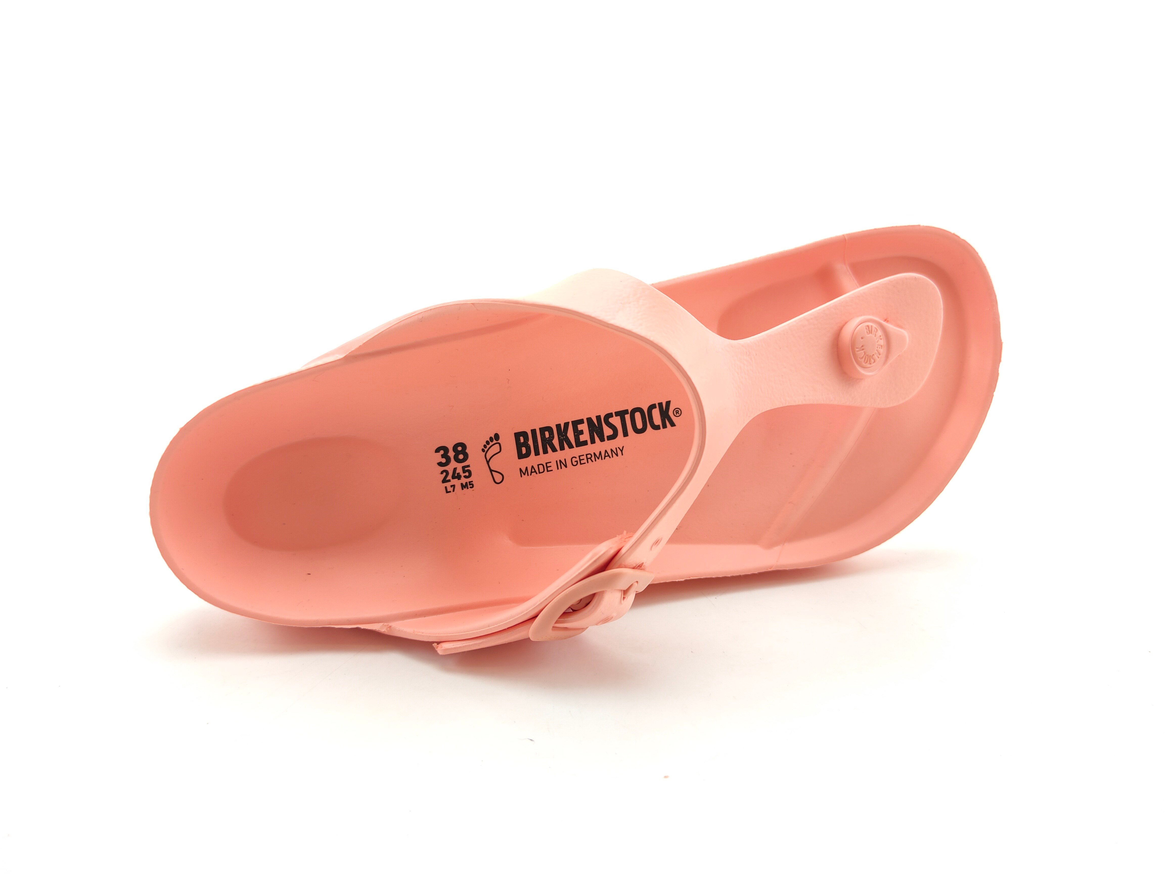 Birkenstock Kadın Parmak Arası Corel Peach Terlik Gizeh Eva 1022453 Coral Peach - Birkenstock
