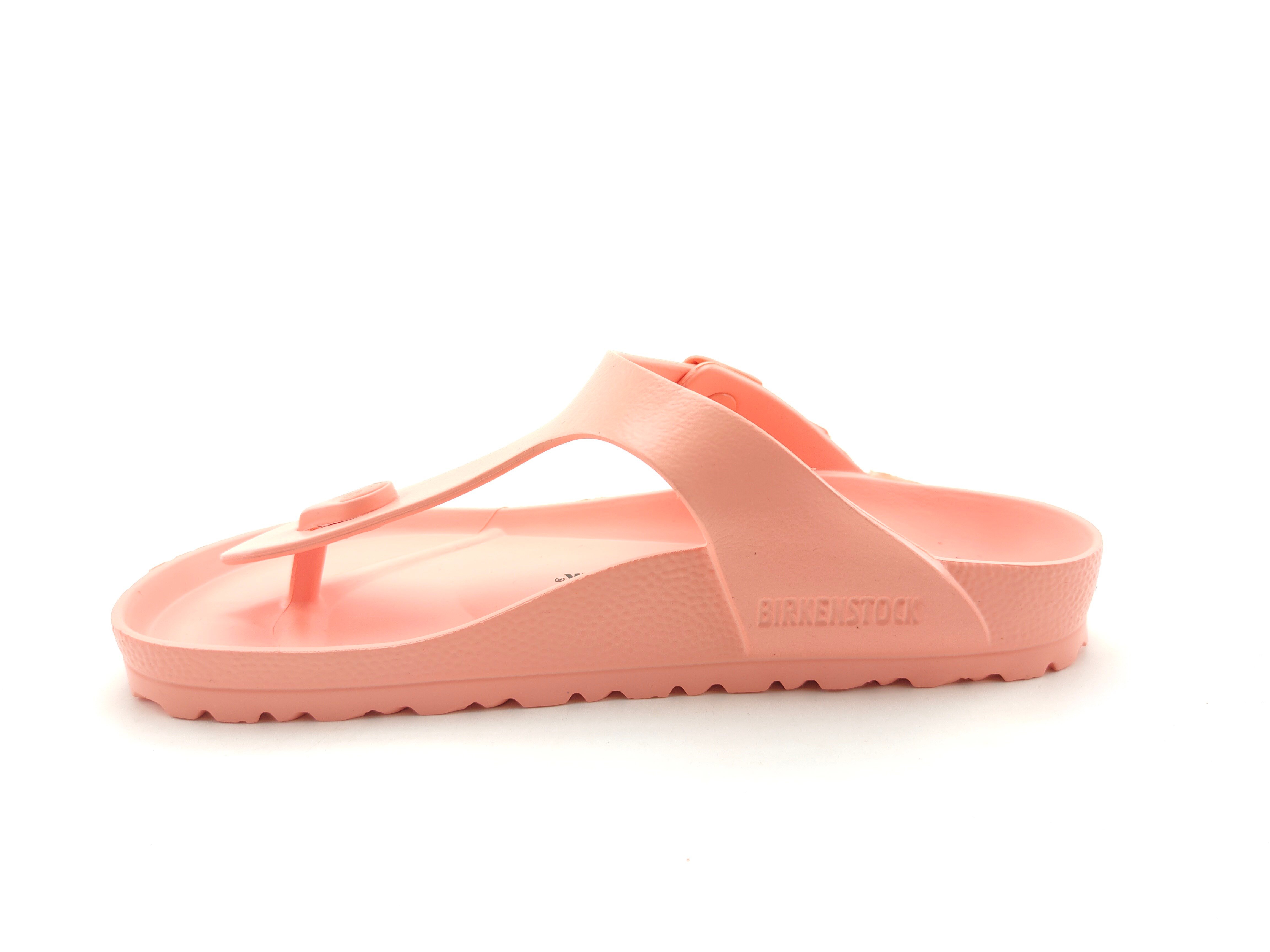 Birkenstock Kadın Parmak Arası Corel Peach Terlik Gizeh Eva 1022453 Coral Peach - Birkenstock