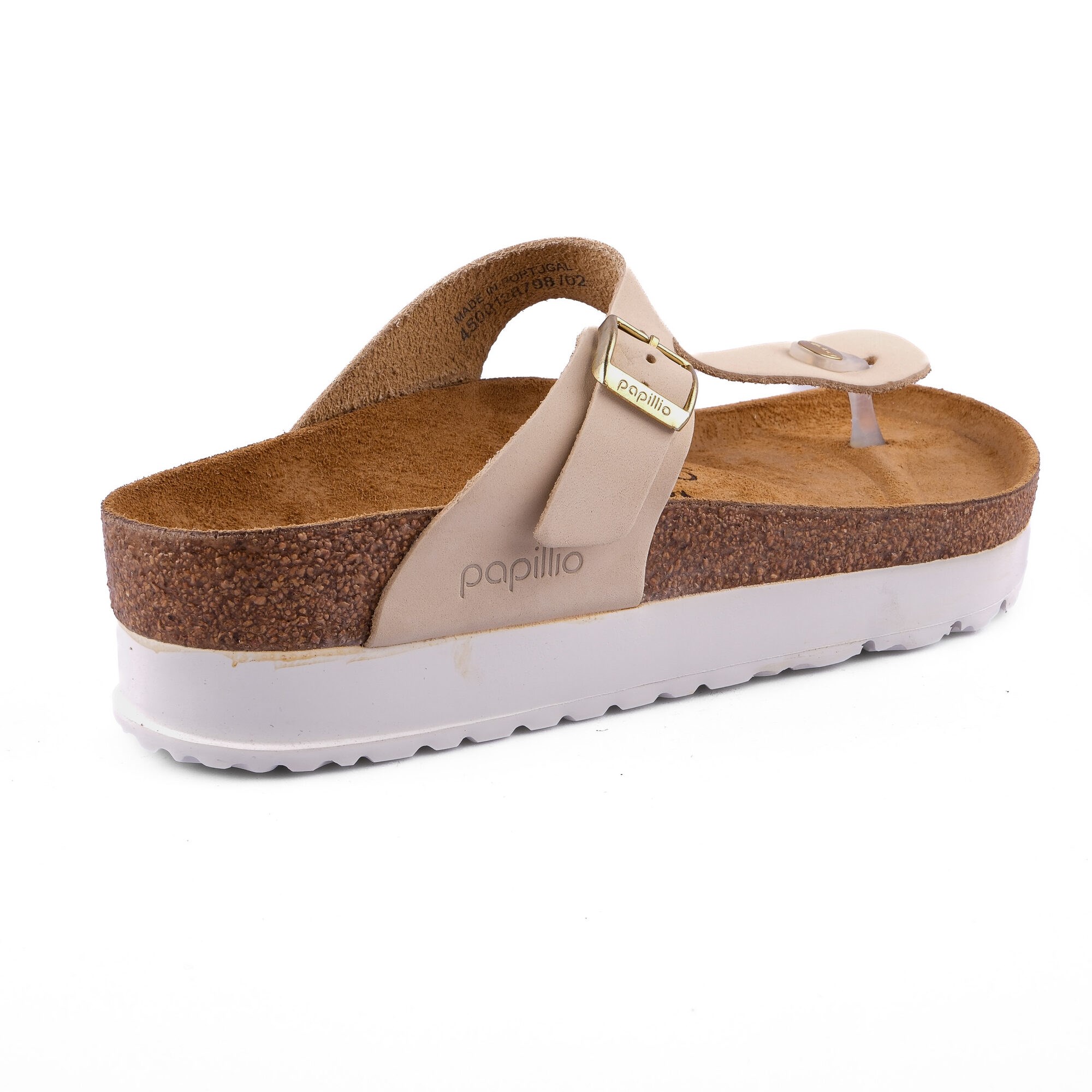 Birkenstock Kadın Parmak Arası Terlik Pap Plex Platrfom Ecru Mantar 1026899 ECRU - Birkenstock