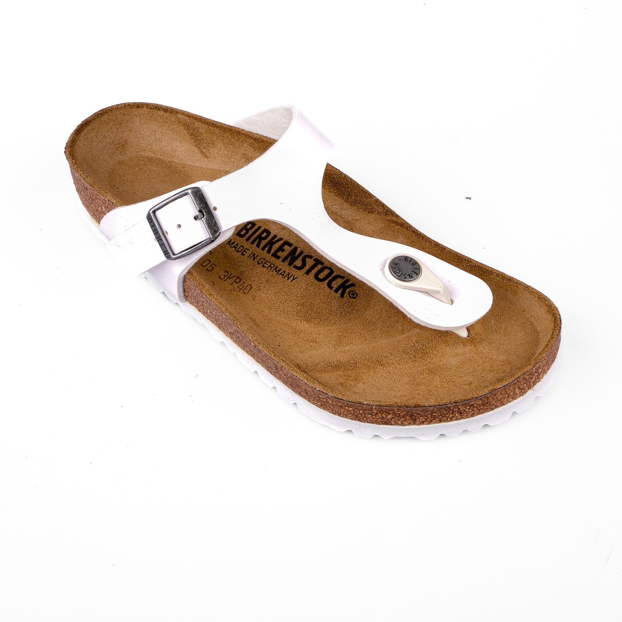 Birkenstock Kadın Parmak Arası Terlik Gizeh White Mantar 745531 WHİTE - Birkenstock