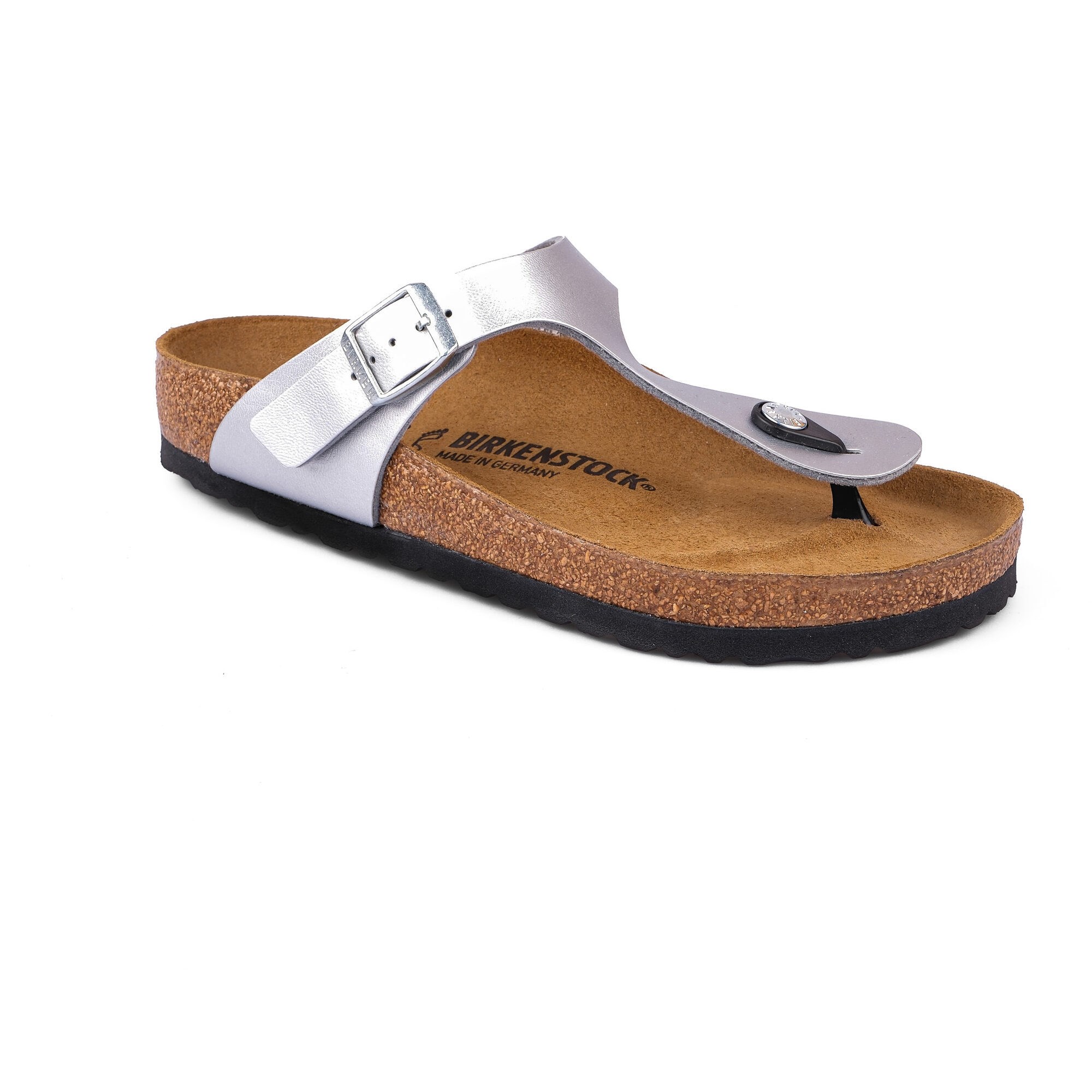 Birkenstock Kadın Parmak Arası Terlik Gizeh Silver Mantar 043851 SİLVER - Birkenstock