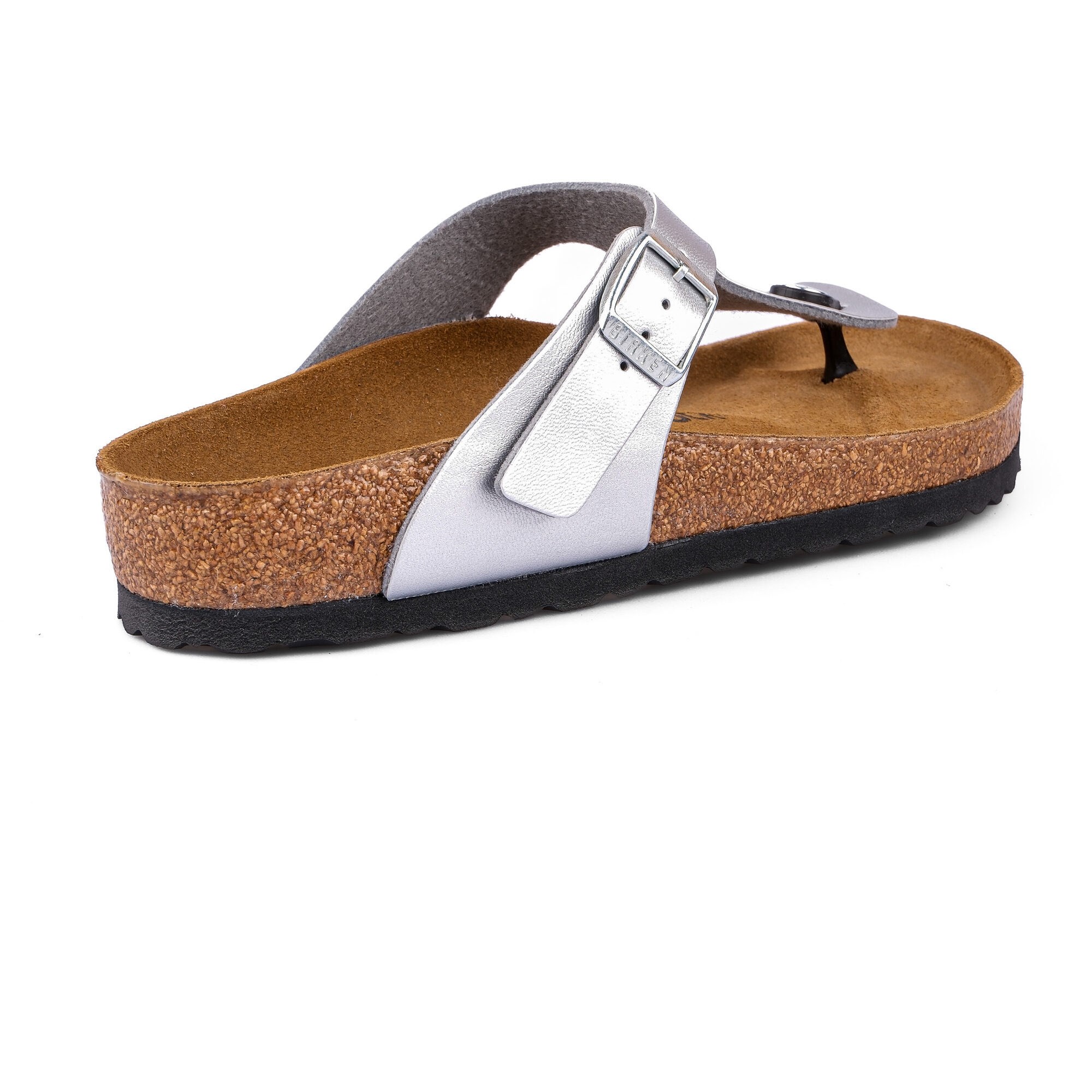 Birkenstock Kadın Parmak Arası Terlik Gizeh Silver Mantar 043851 SİLVER - Birkenstock