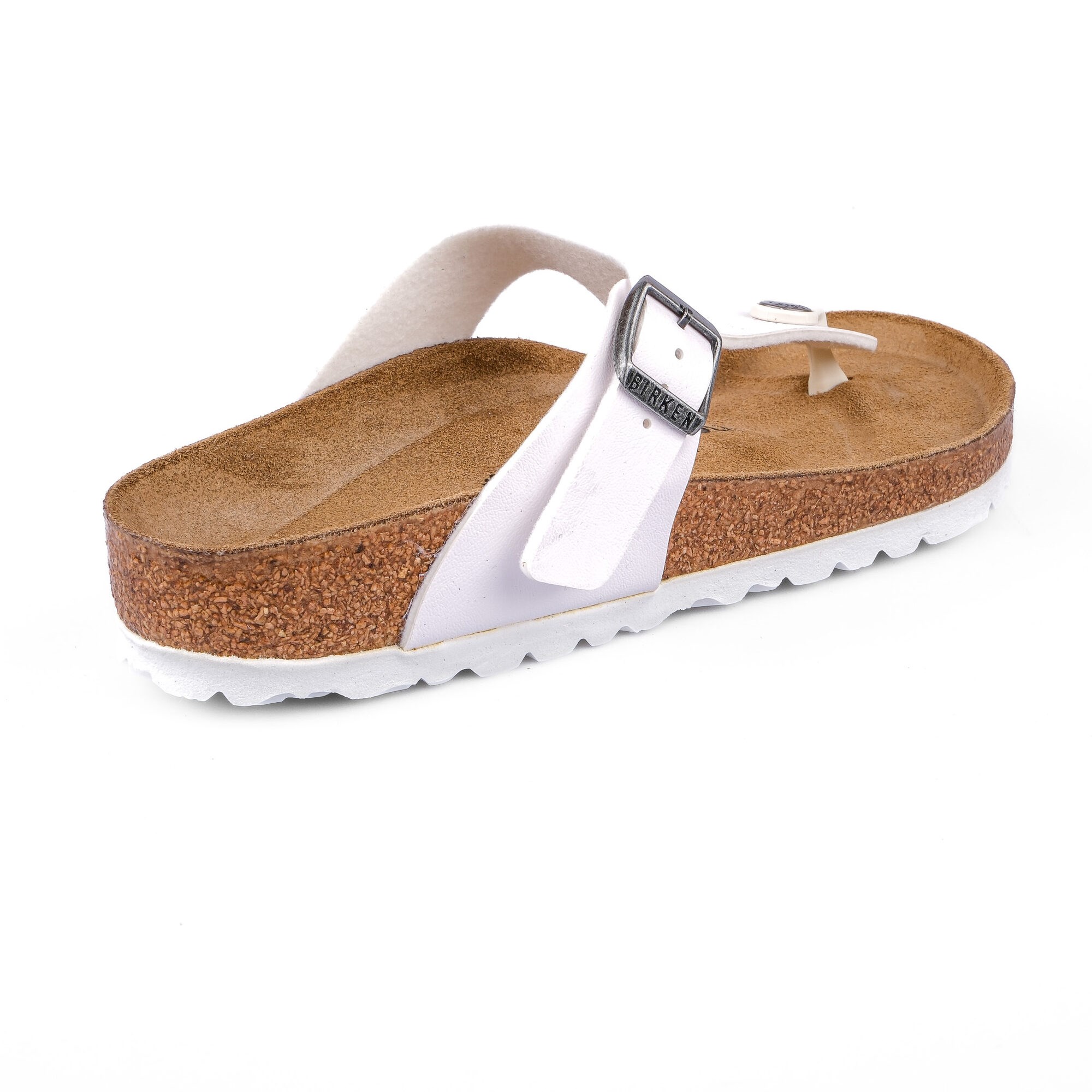Birkenstock Kadın Parmak Arası Terlik Gizeh White Mantar 745531 WHİTE - Birkenstock
