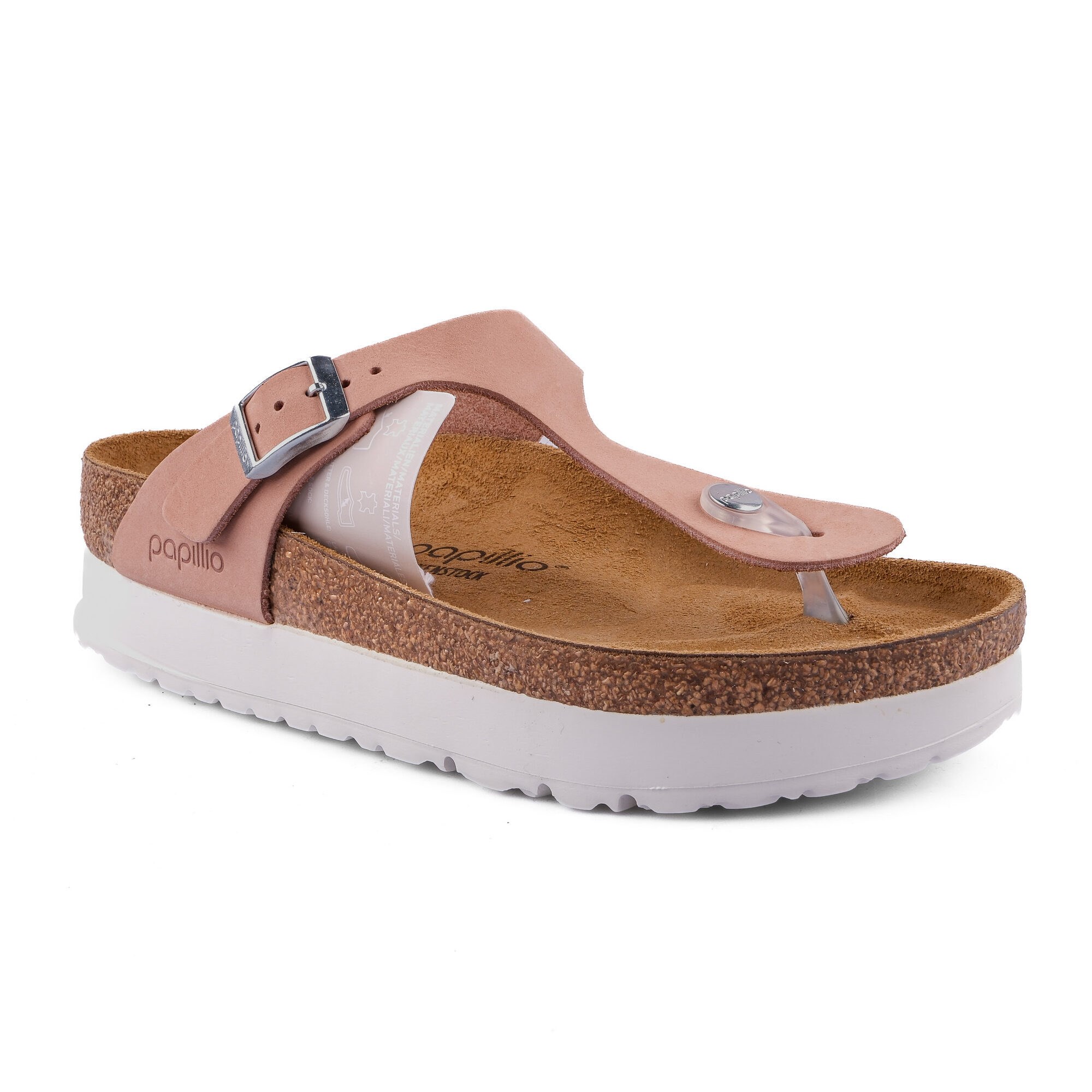 Birkenstock Kadın Parmak Arası Terlik Pap Plex Platrfom Pink Mantar 1026980 SOFT PİNK - Birkenstock