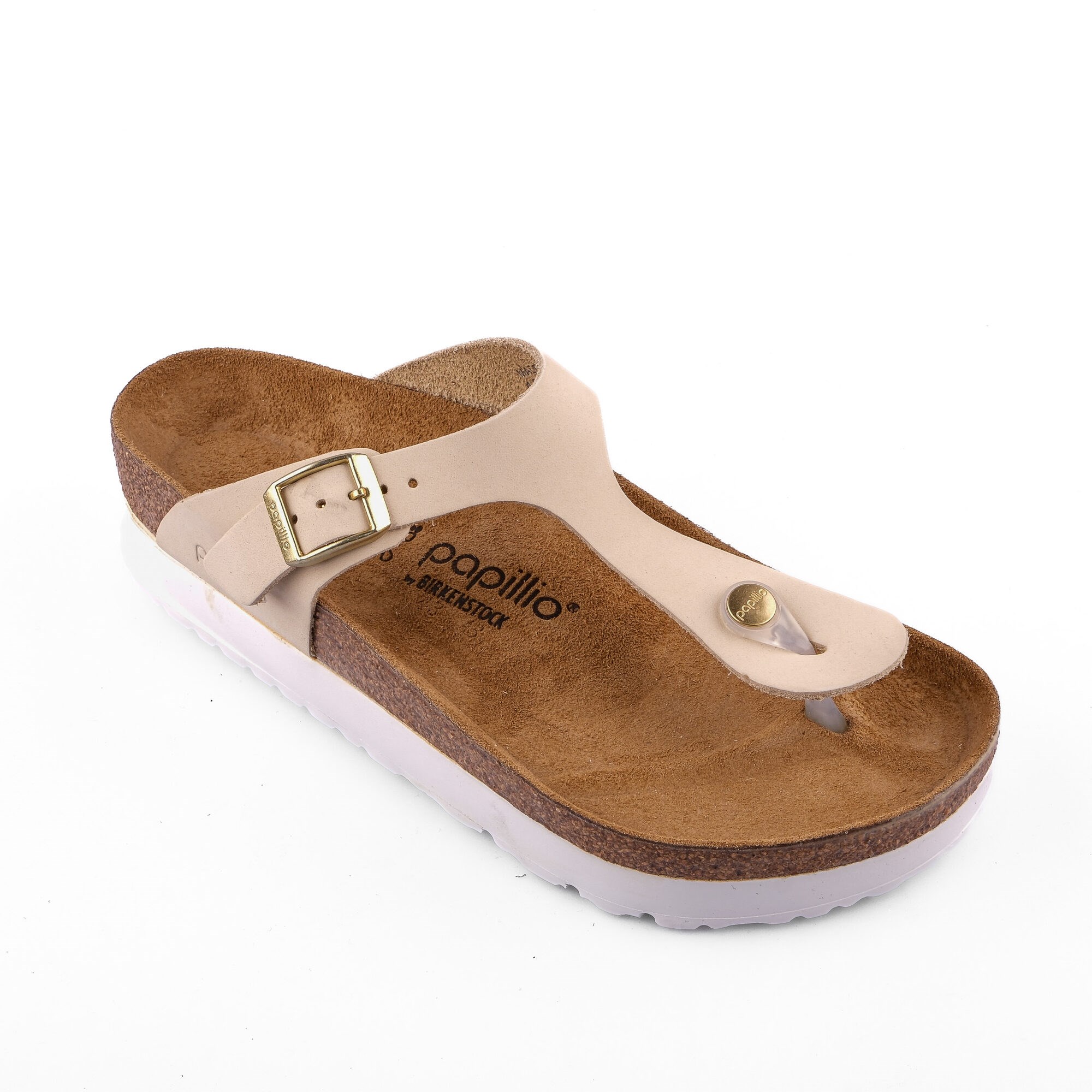 Birkenstock Kadın Parmak Arası Terlik Pap Plex Platrfom Ecru Mantar 1026899 ECRU - Birkenstock
