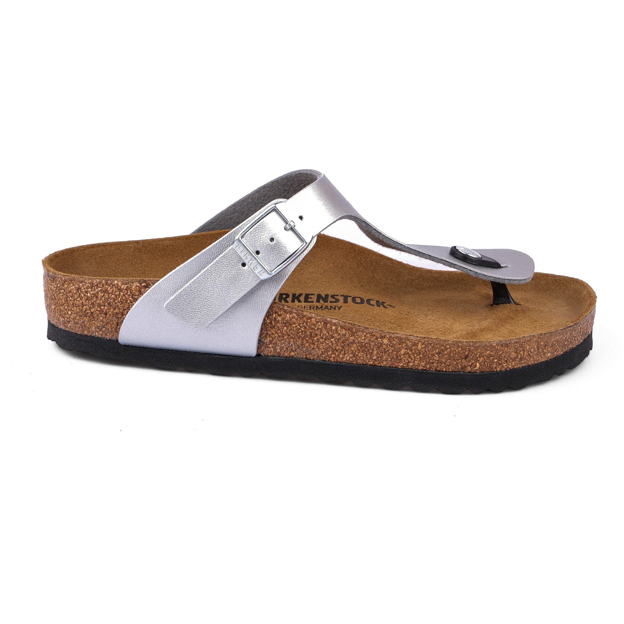Birkenstock Kadın Parmak Arası Terlik Gizeh Silver Mantar 043851 SİLVER - Birkenstock