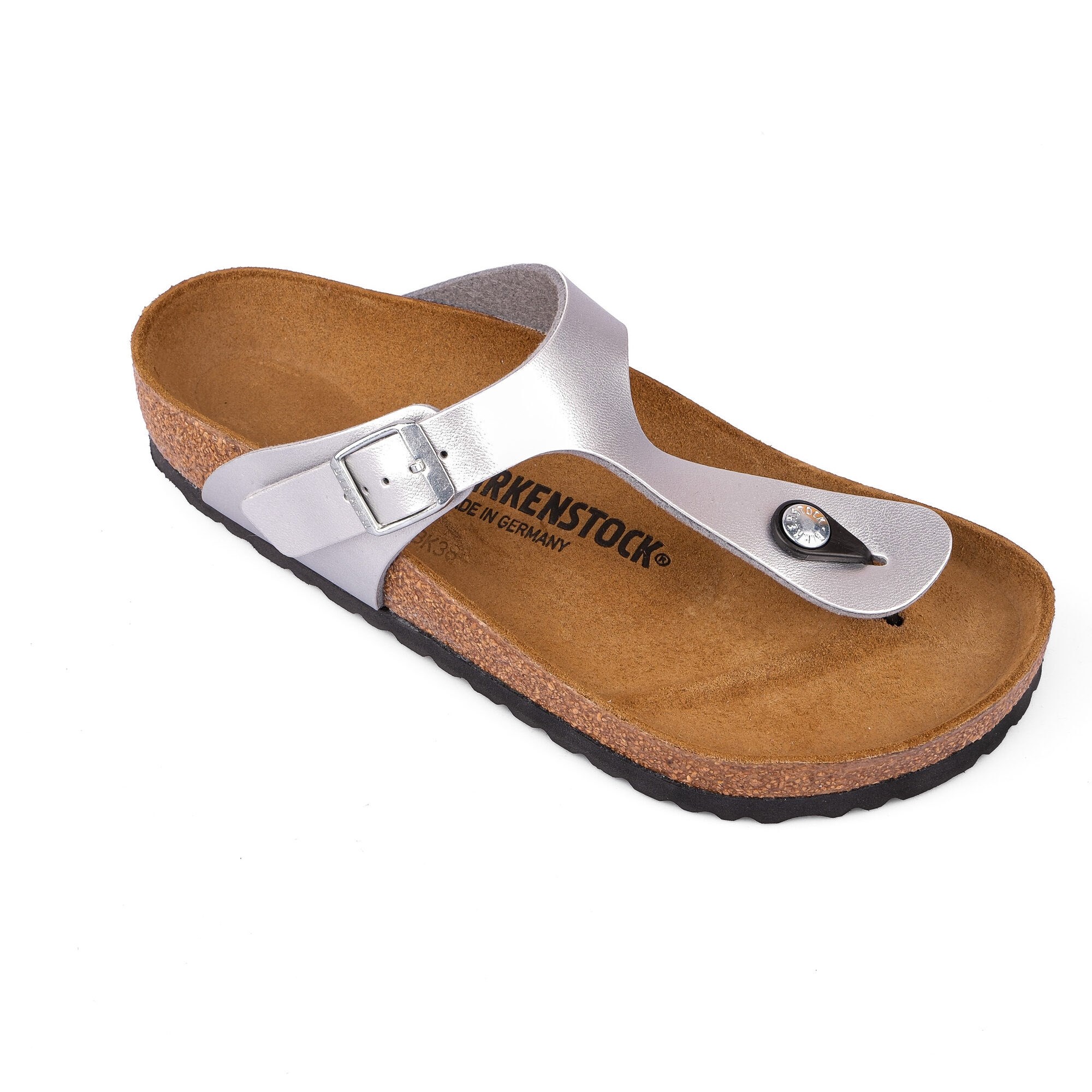 Birkenstock Kadın Parmak Arası Terlik Gizeh Silver Mantar 043851 SİLVER - Birkenstock
