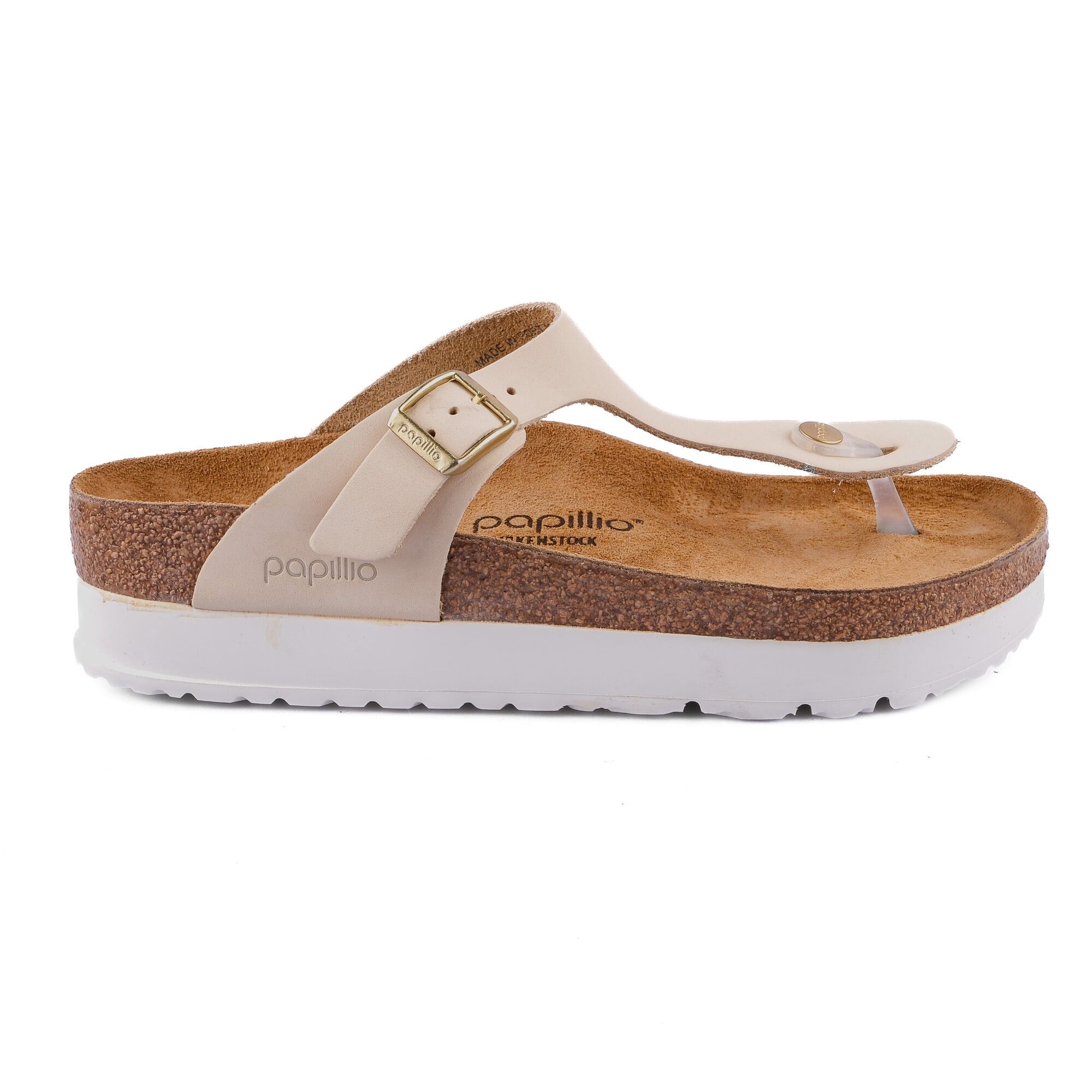 Birkenstock Kadın Parmak Arası Terlik Pap Plex Platrfom Ecru Mantar 1026899 ECRU - Birkenstock