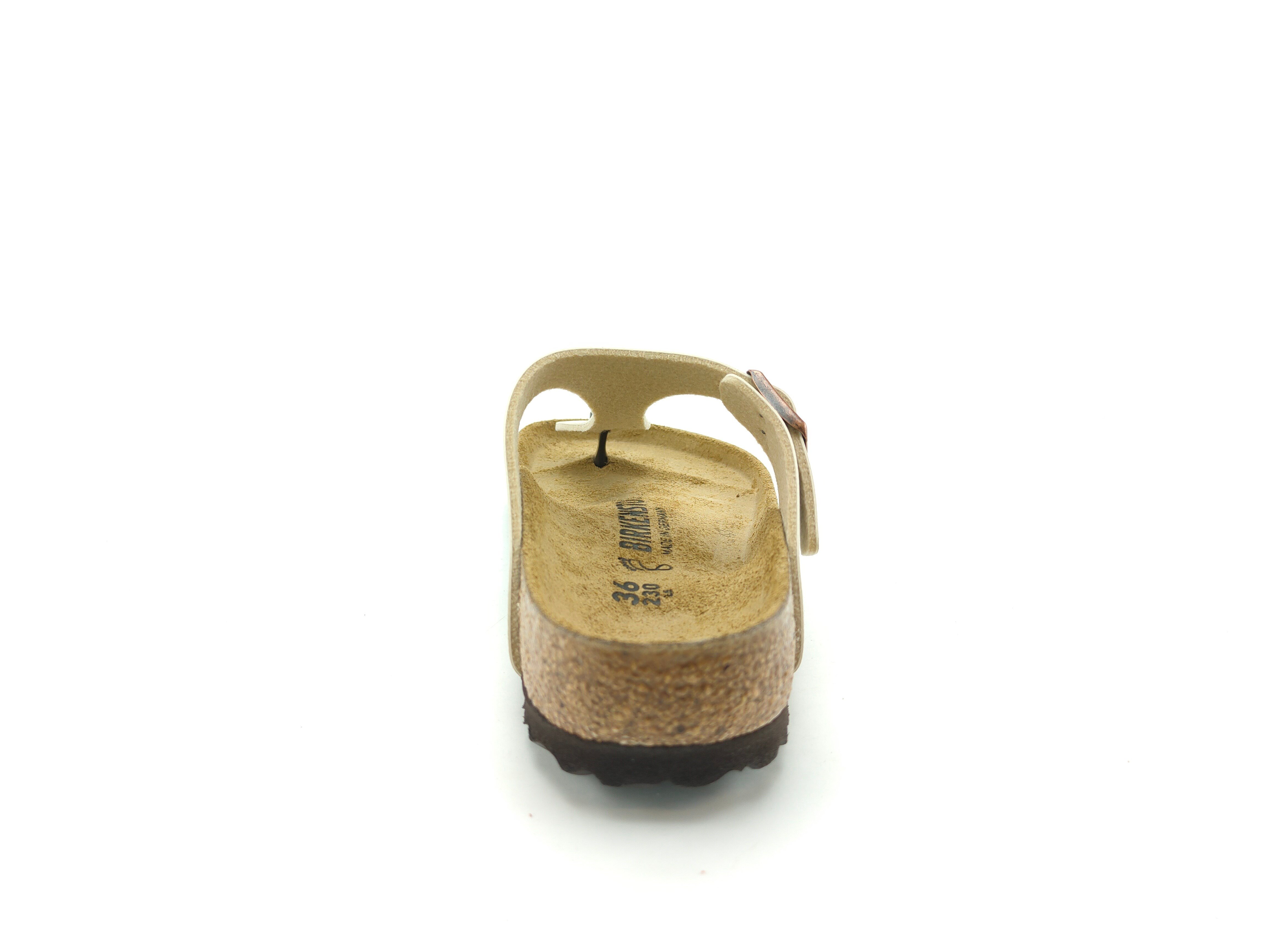 Birkenstock Kadın Parmak Arası Terlik Gizeh Graceful Pearl White Mantar 943871 GRACEFUL PEARL WHITE - Birkenstock