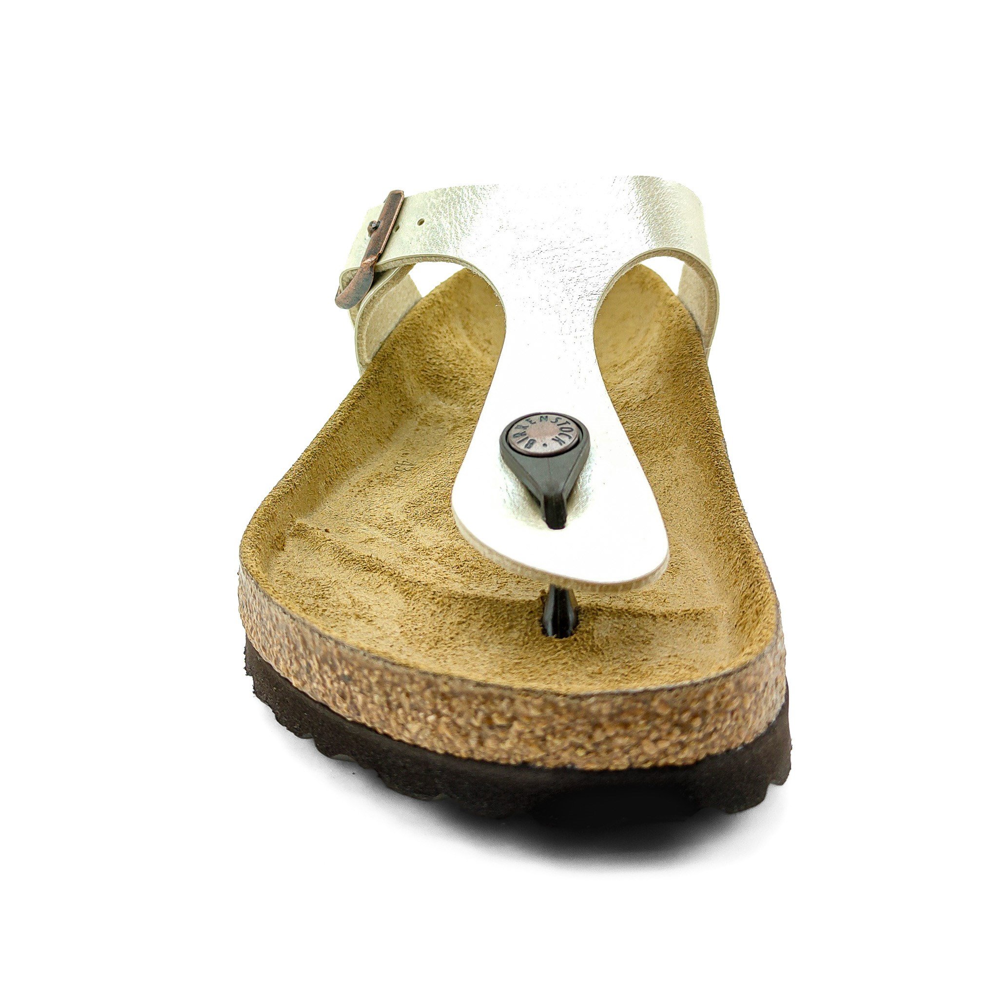 Birkenstock Kadın Parmak Arası Terlik Gizeh Graceful Pearl White Mantar 943871 GRACEFUL PEARL WHITE - Birkenstock
